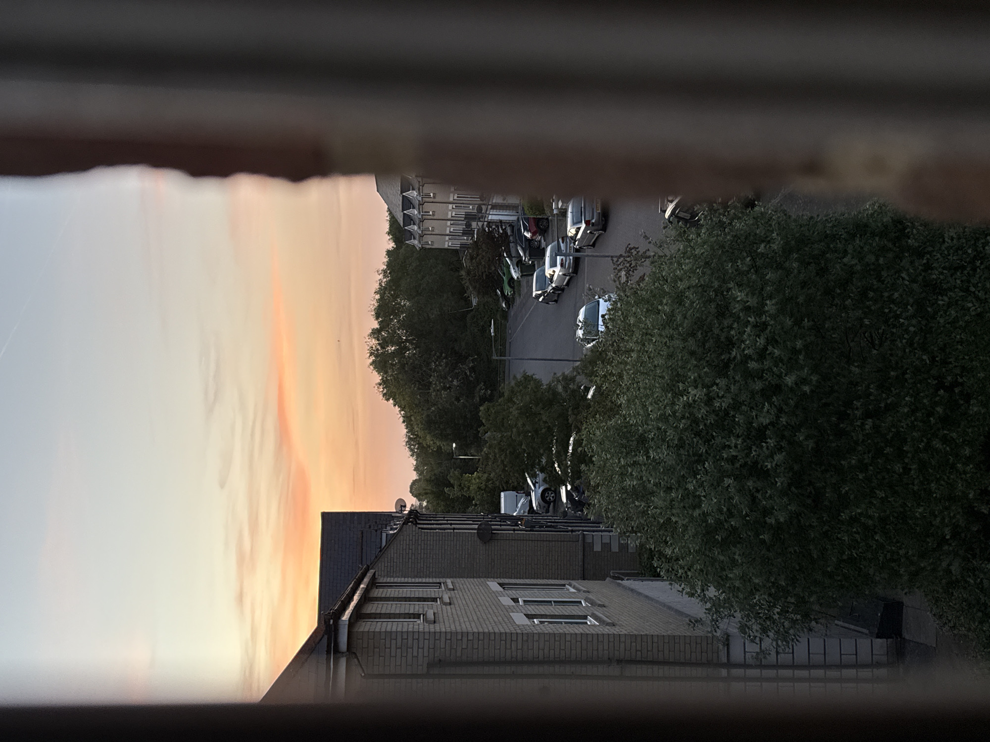 Evening cooking and sunset viewing documented in Great Yarmouth