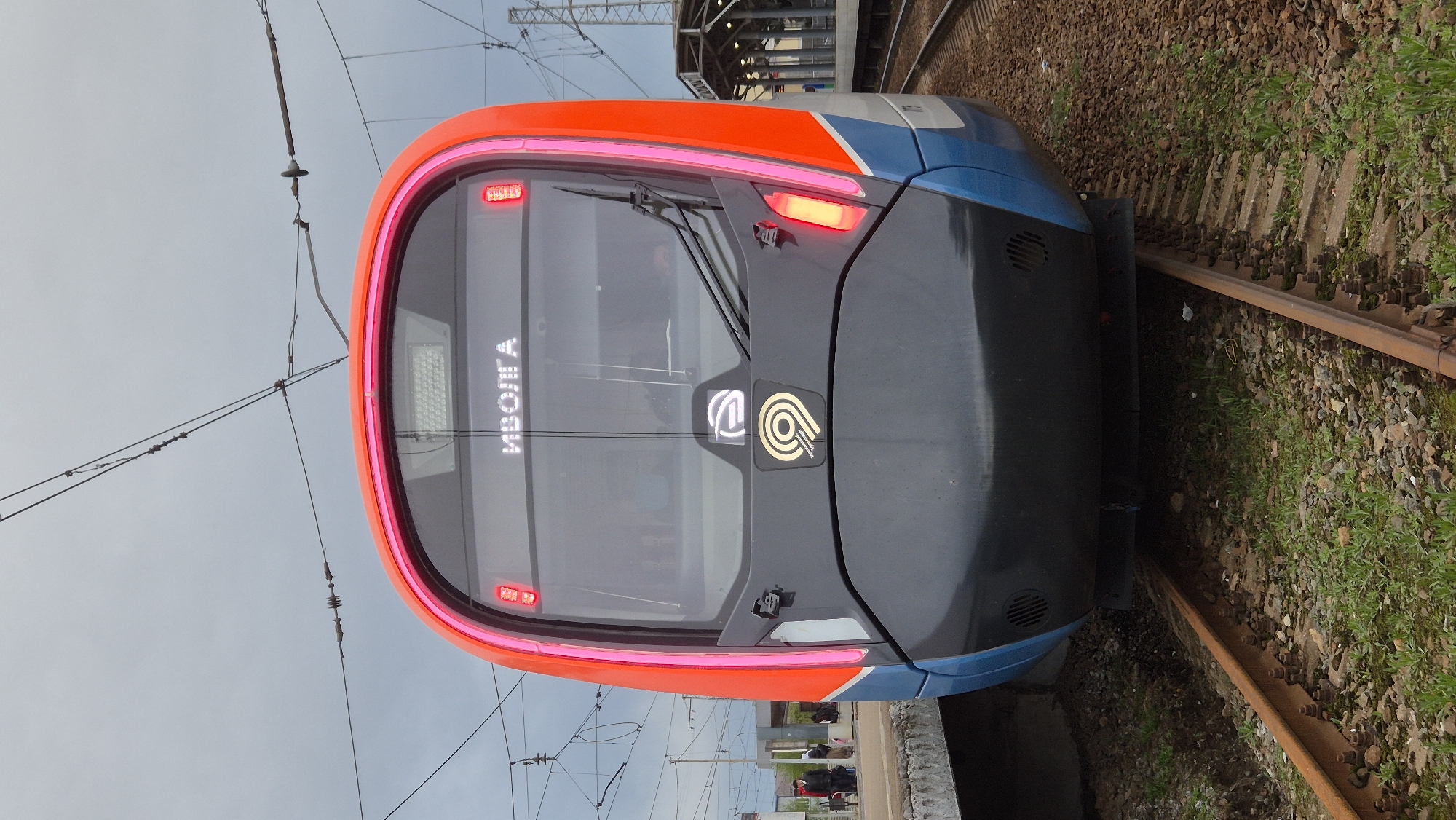 Ivolga train spotted on tracks in Sergiyev Posad