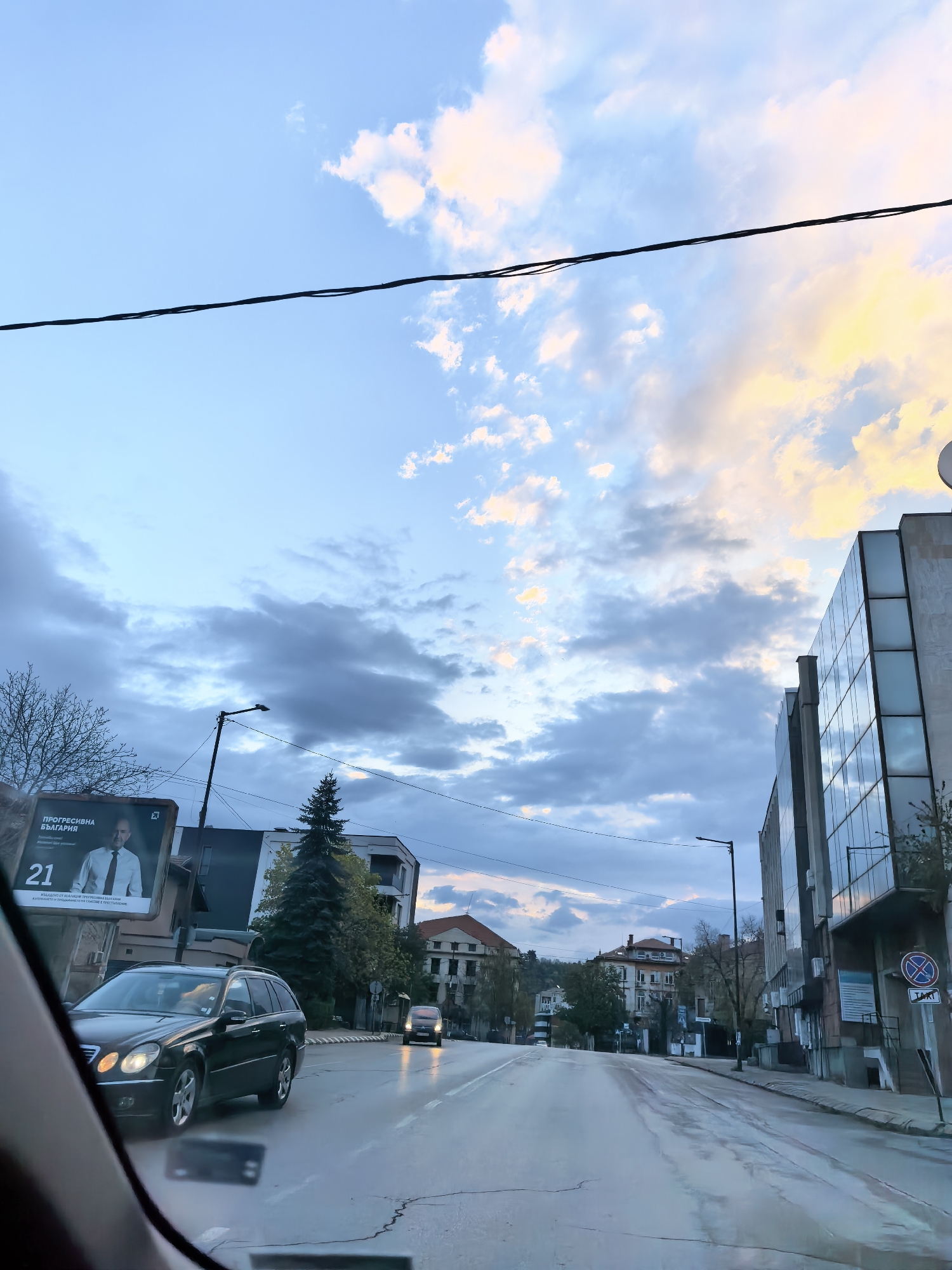 Night journey through Bulgarian city captured in eight moments