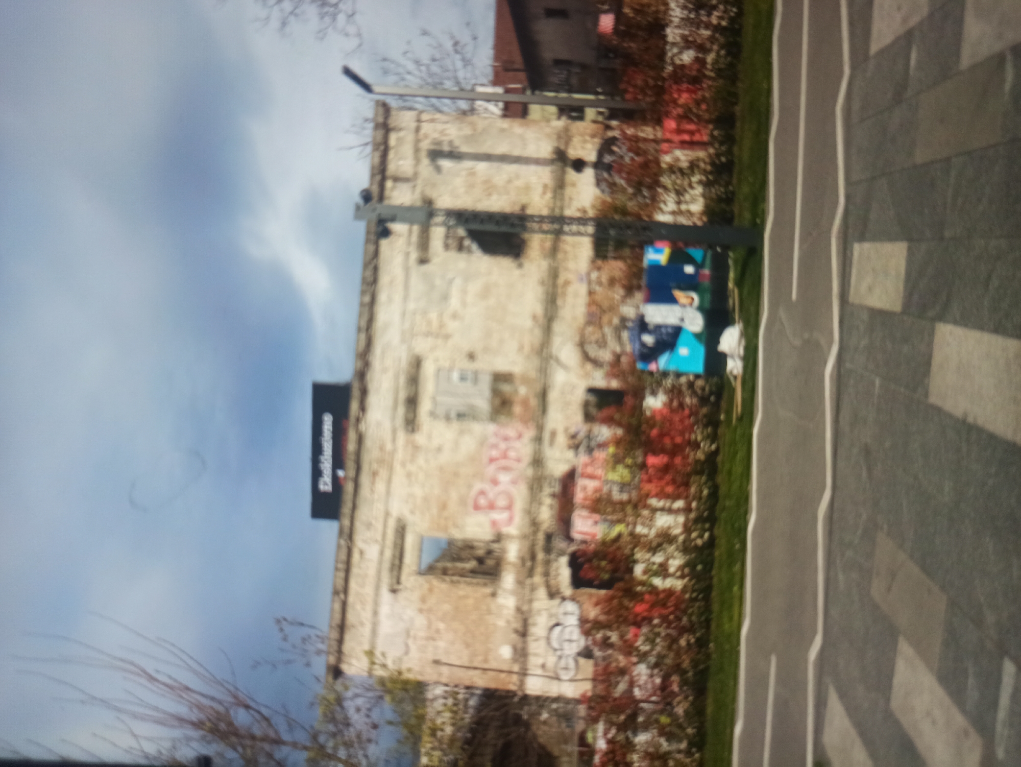 Morning documentation of urban Belgrade riverfront and residential areas