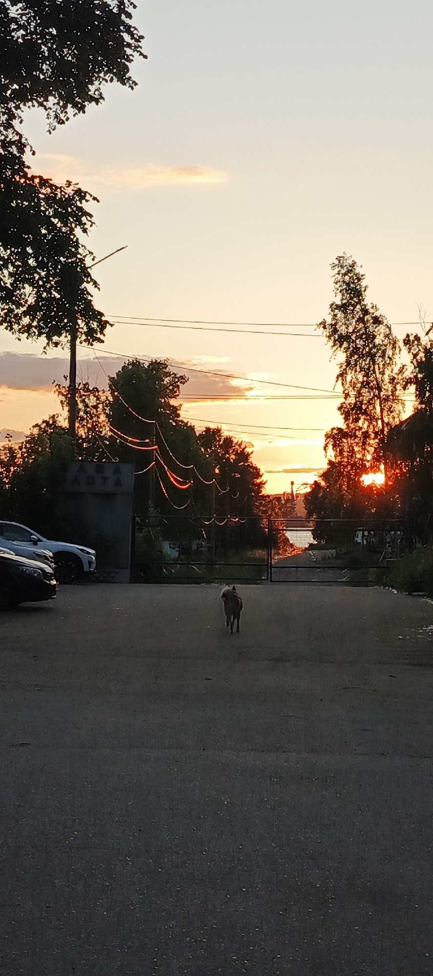 Sunset documentation captures evening life across Chaikovsky, Russia