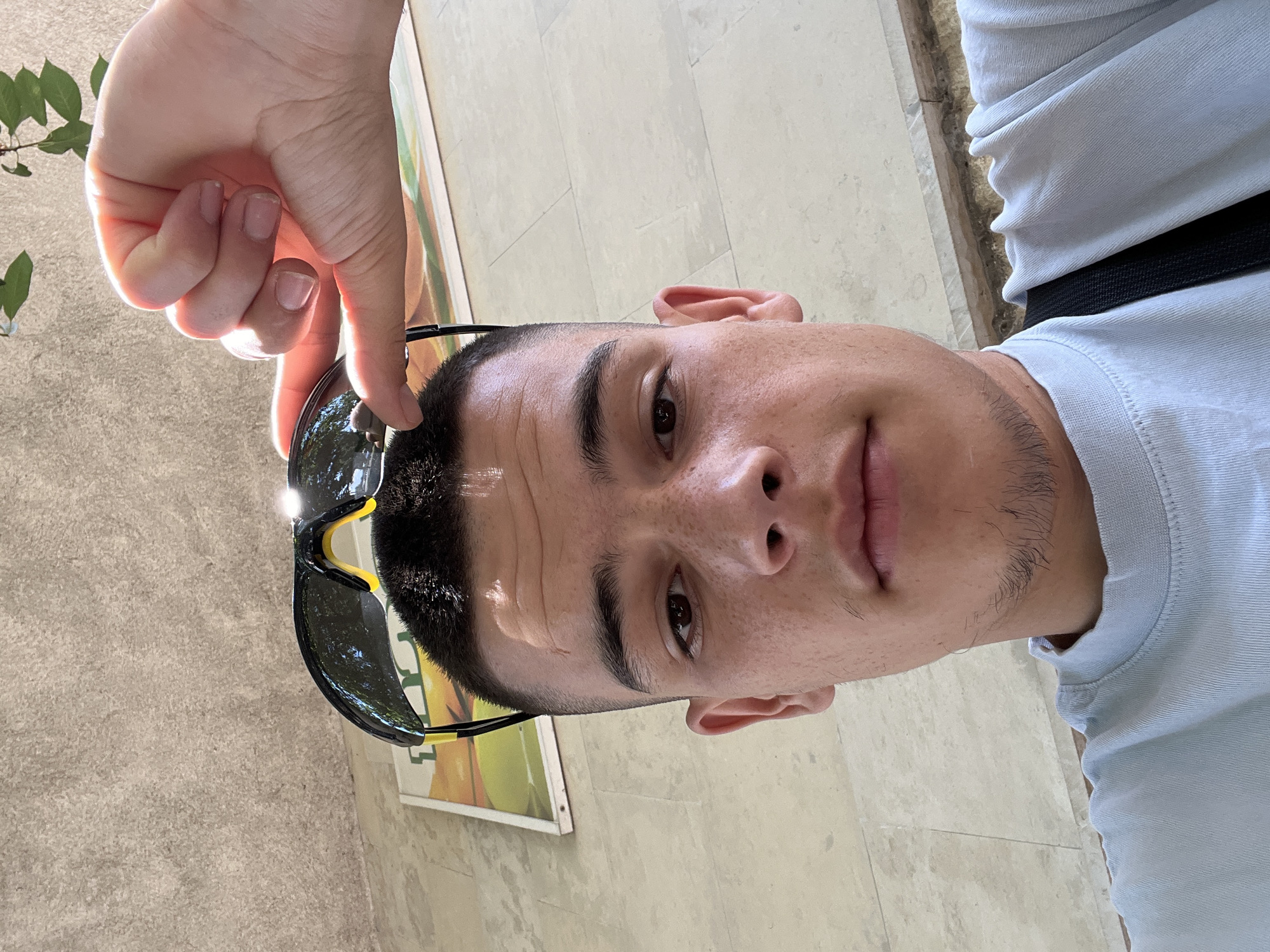 Saturday vlog selfies on the streets of Karlovo, Bulgaria