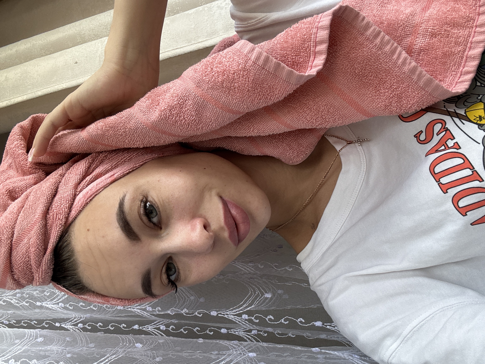 Woman photographed in casual moments in Chaikovsky, Russia