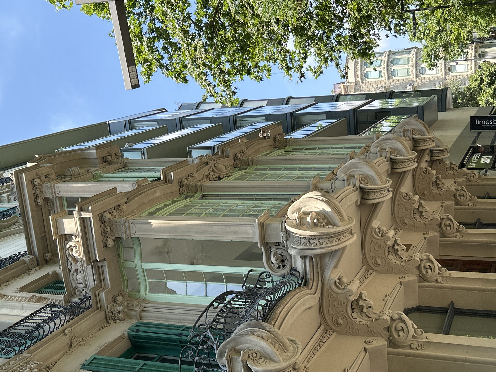 Barcelona architecture and street scenes documented during morning hours
