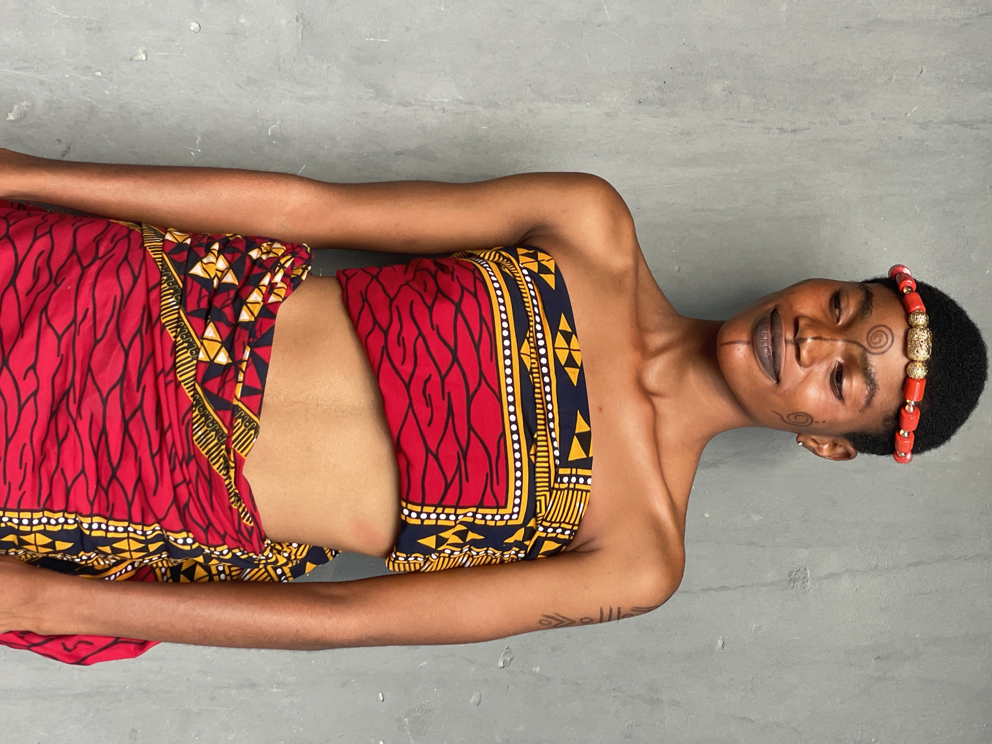Traditional Nigerian fashion photography session documented in Badagry