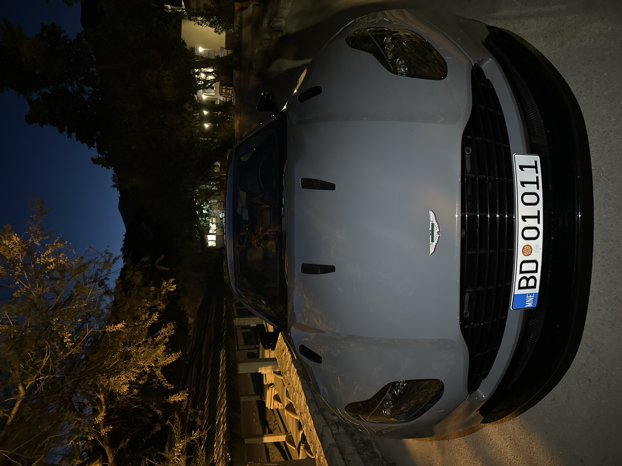 Aston Martin spotted multiple times in Montenegro coastal town