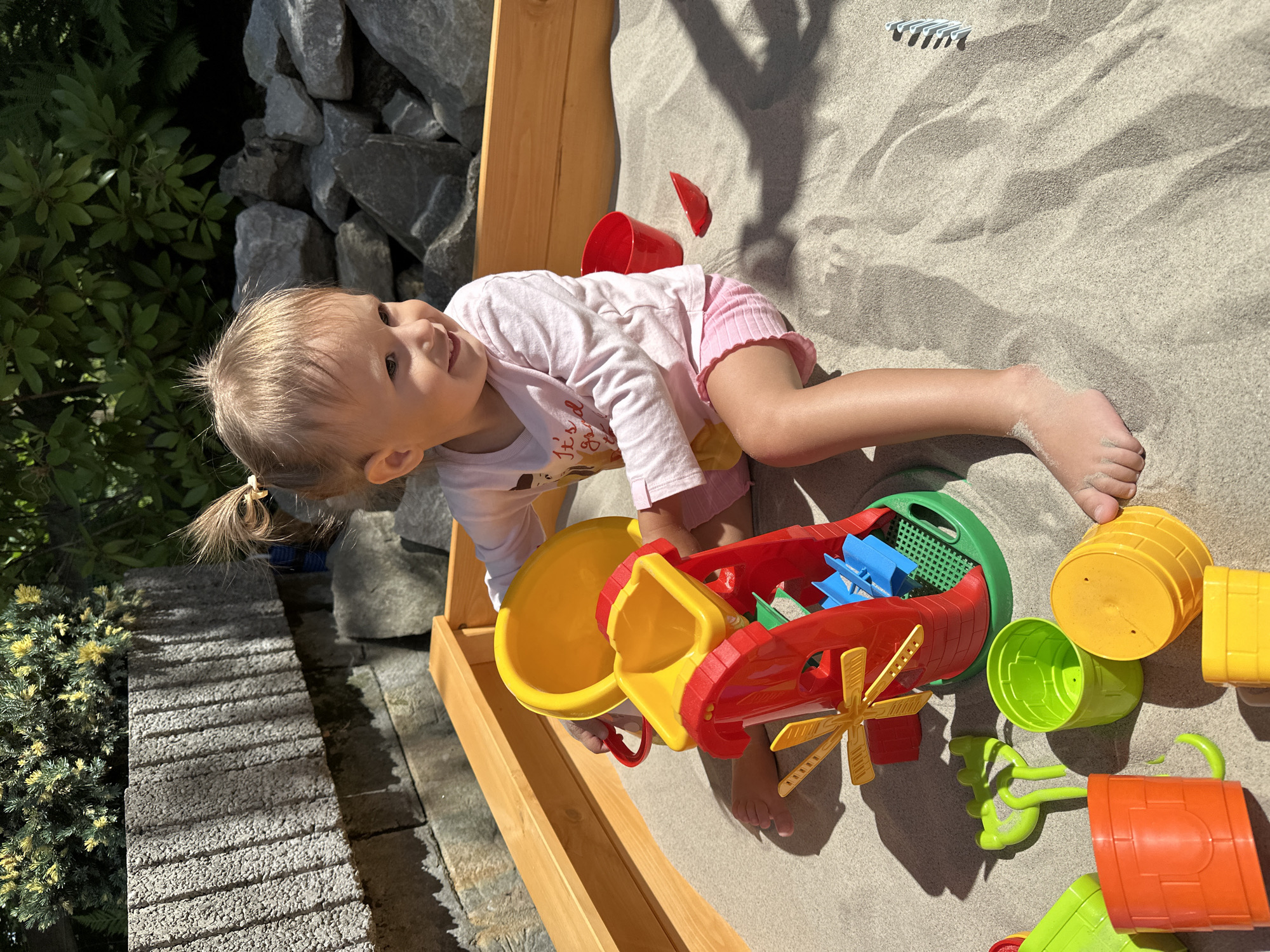 Sandbox afternoon in the hills of Wisła, Poland