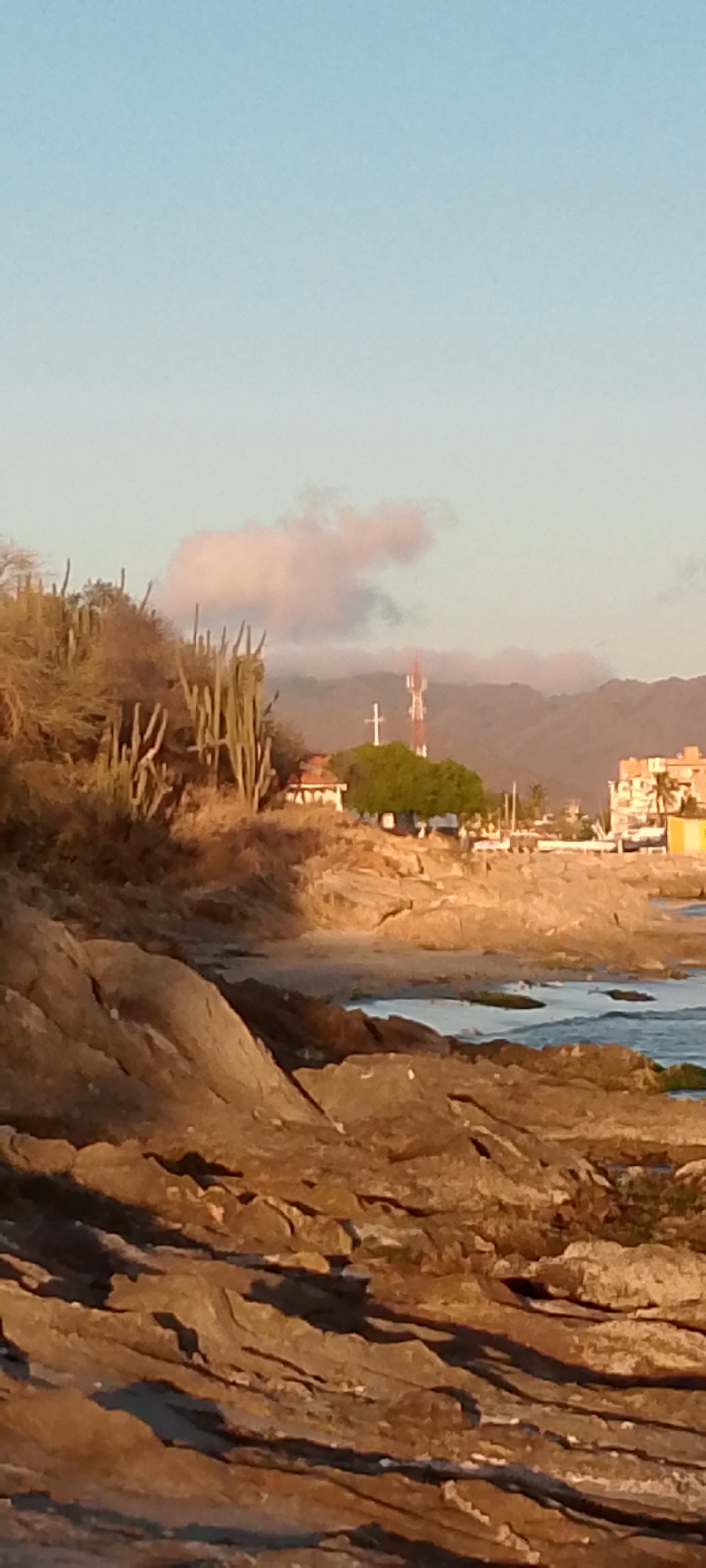 Evening coastal scenes documented in Juan Griego, Venezuela