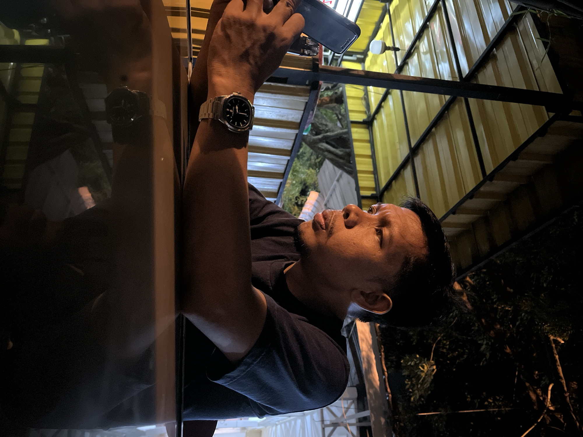 Late-night café session at dr.kupi Espresso, Lhokseumawe