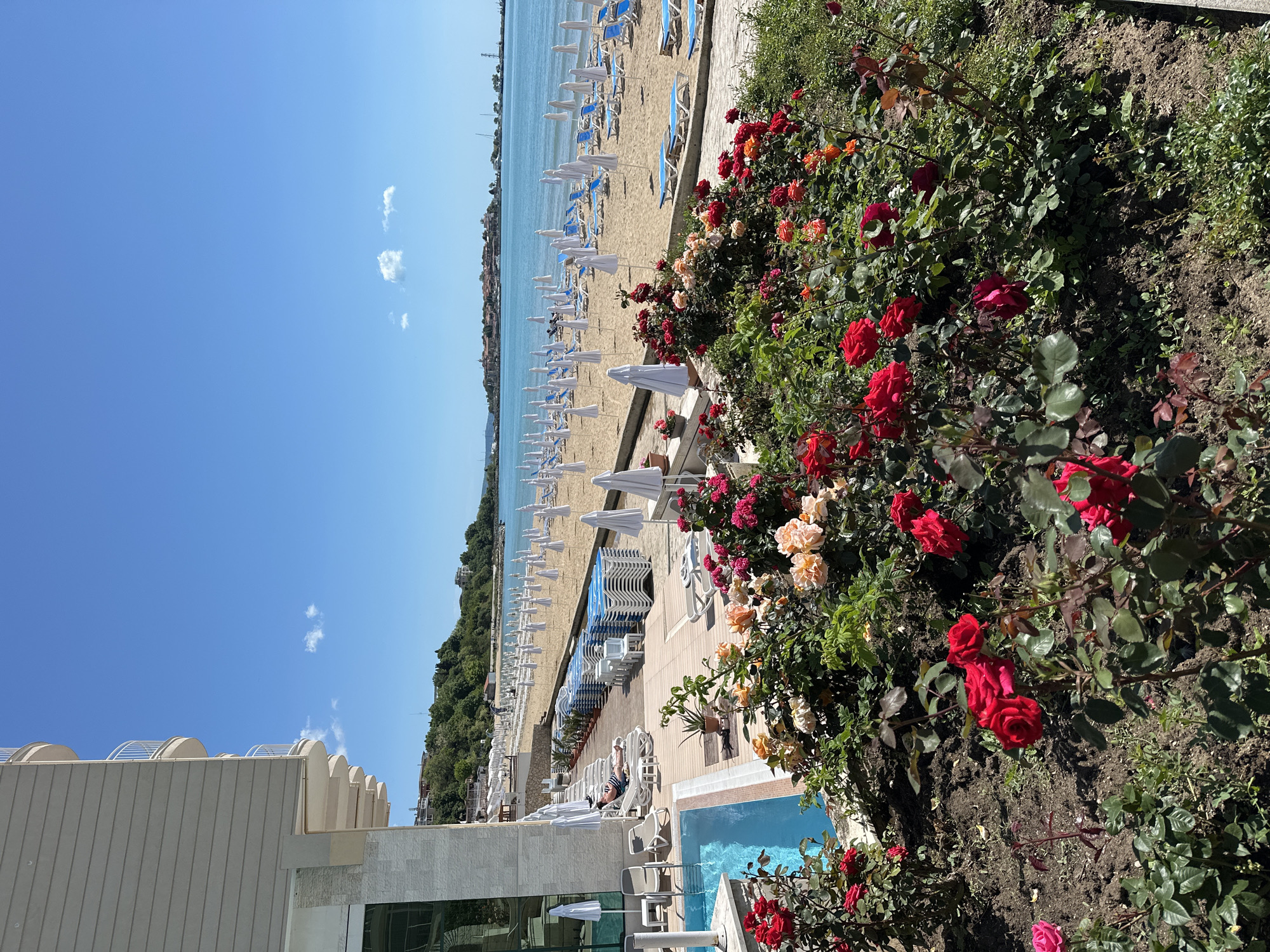 Morning drinks enjoyed with Black Sea views in Nesebar