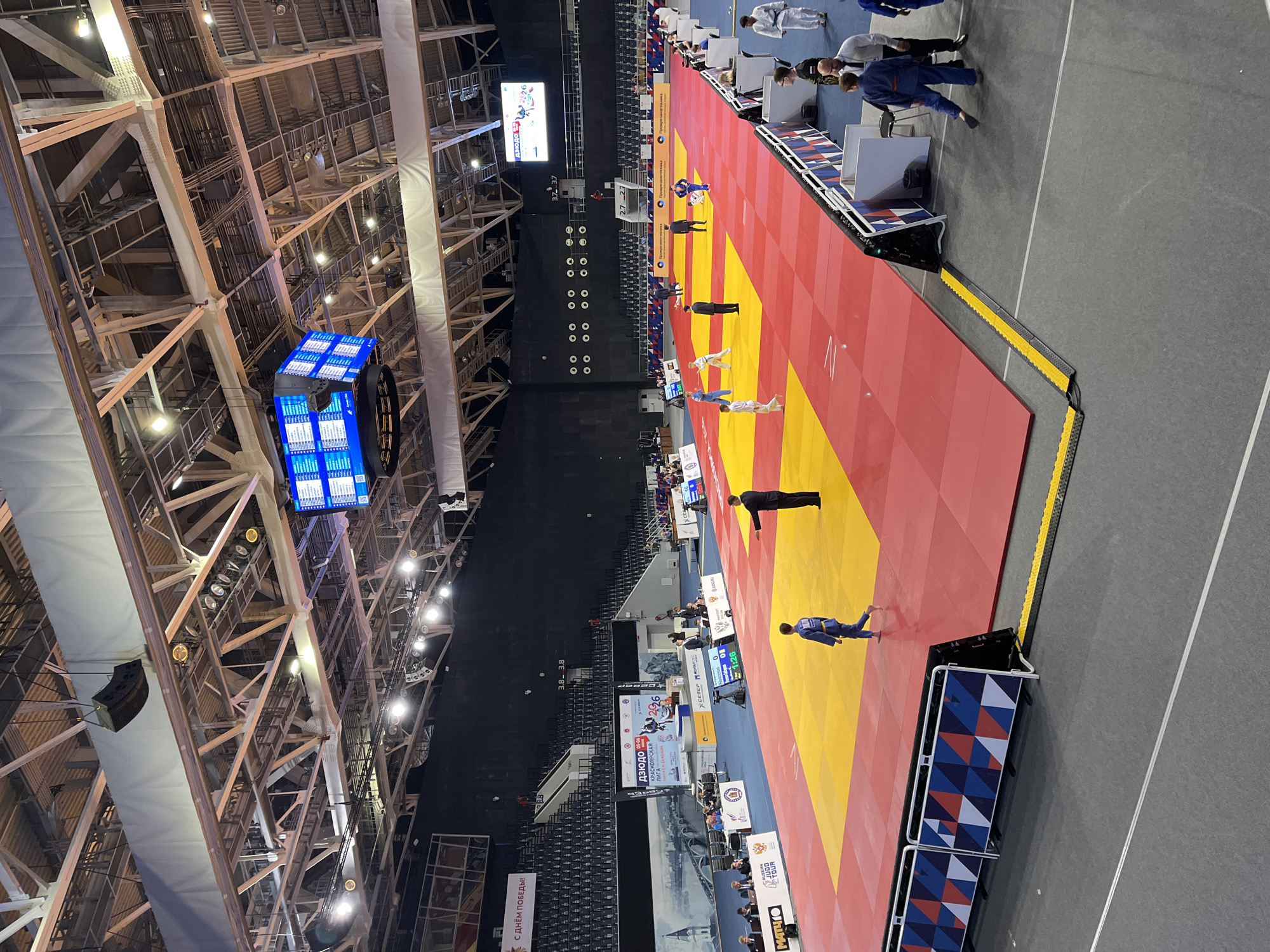 Judo competition held at Platinum Arena in Krasnoyarsk, Russia
