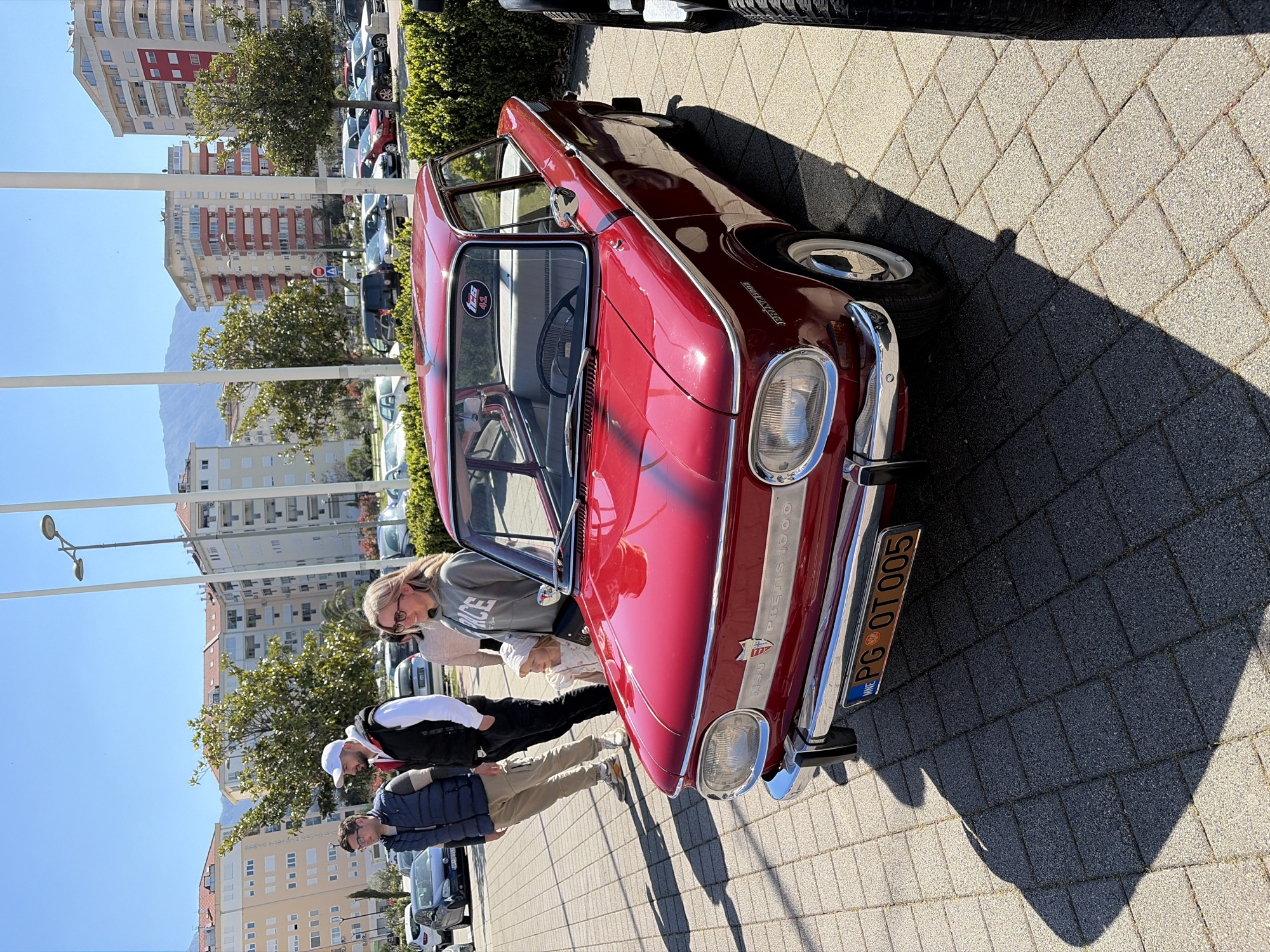 Car show displays vintage vehicles in Bar, Montenegro