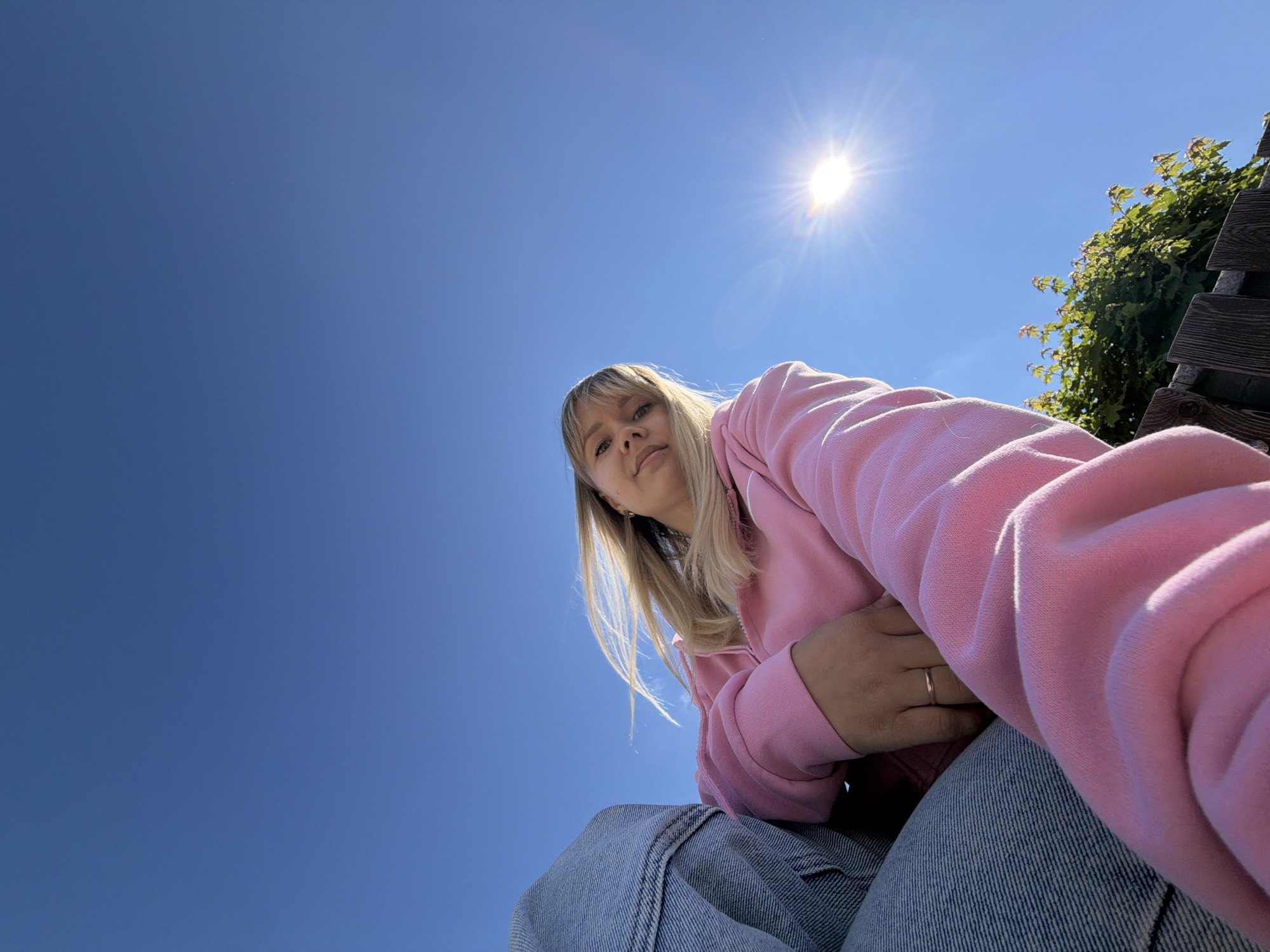 Woman documents morning routine in Chaikovsky, Russia