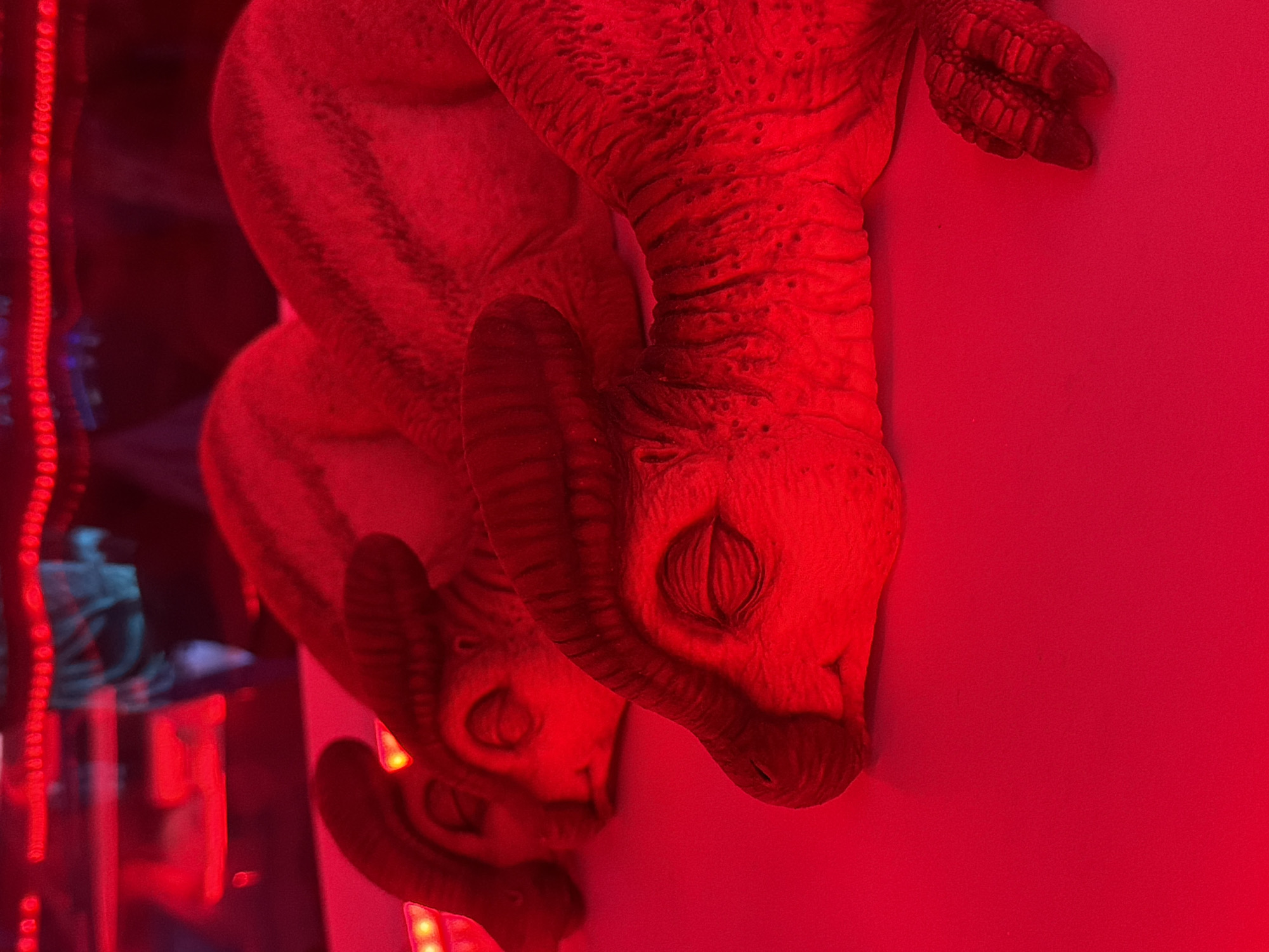Inside the Jurassic World attraction, dinosaurs everywhere