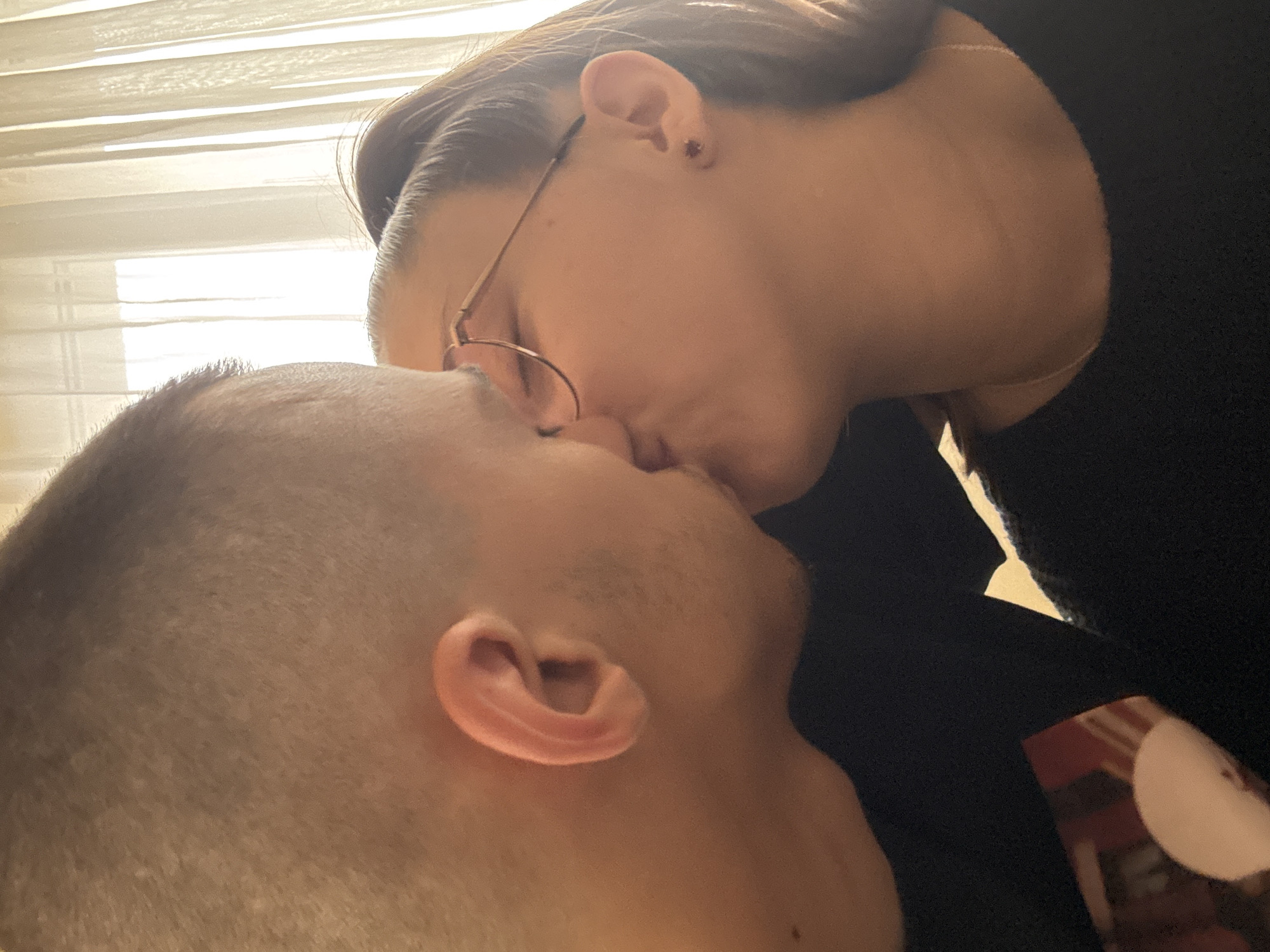 Couple shares intimate moment in Plovdiv home