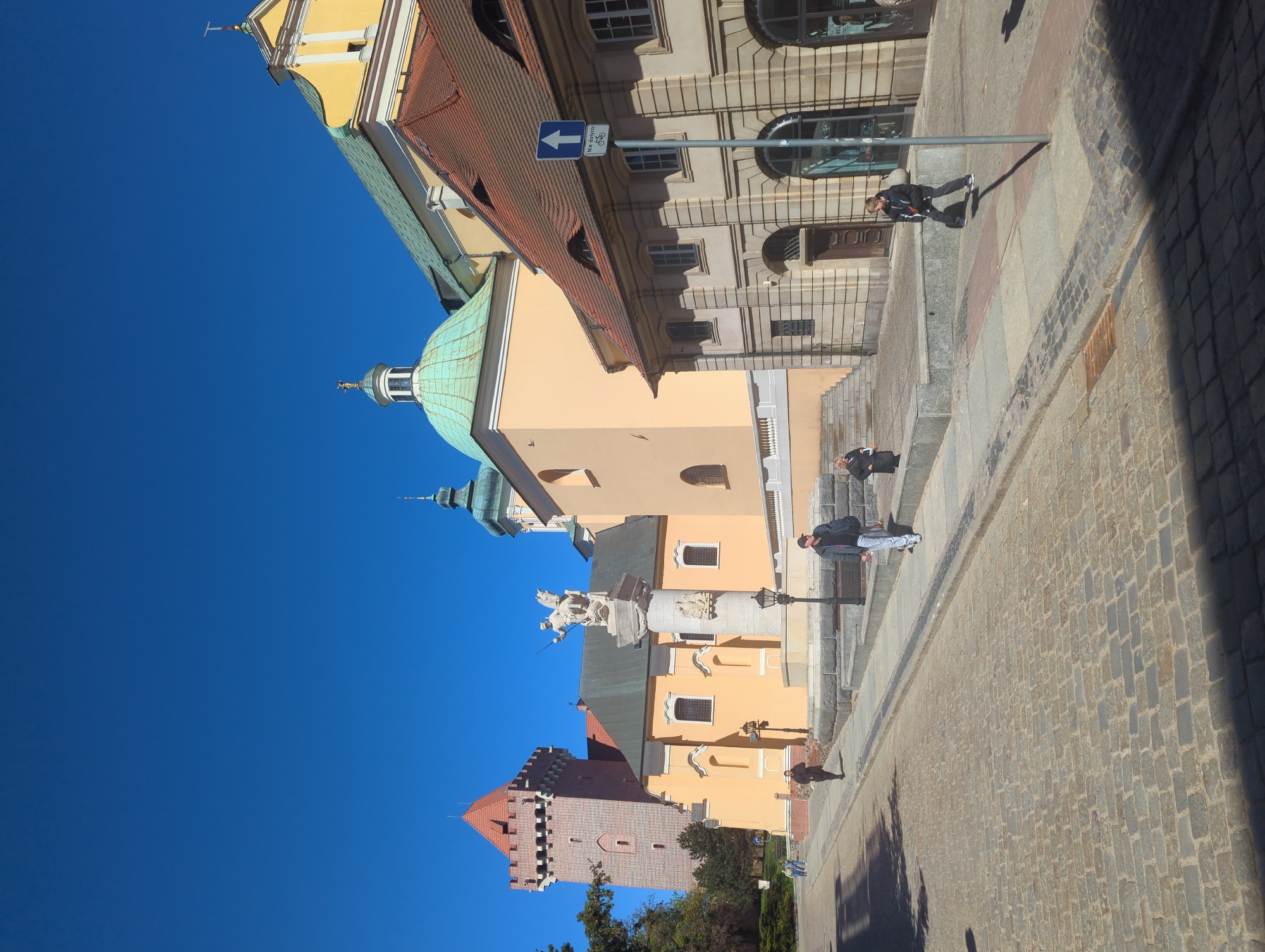 Weekend street life and shopping displays captured in Poznan