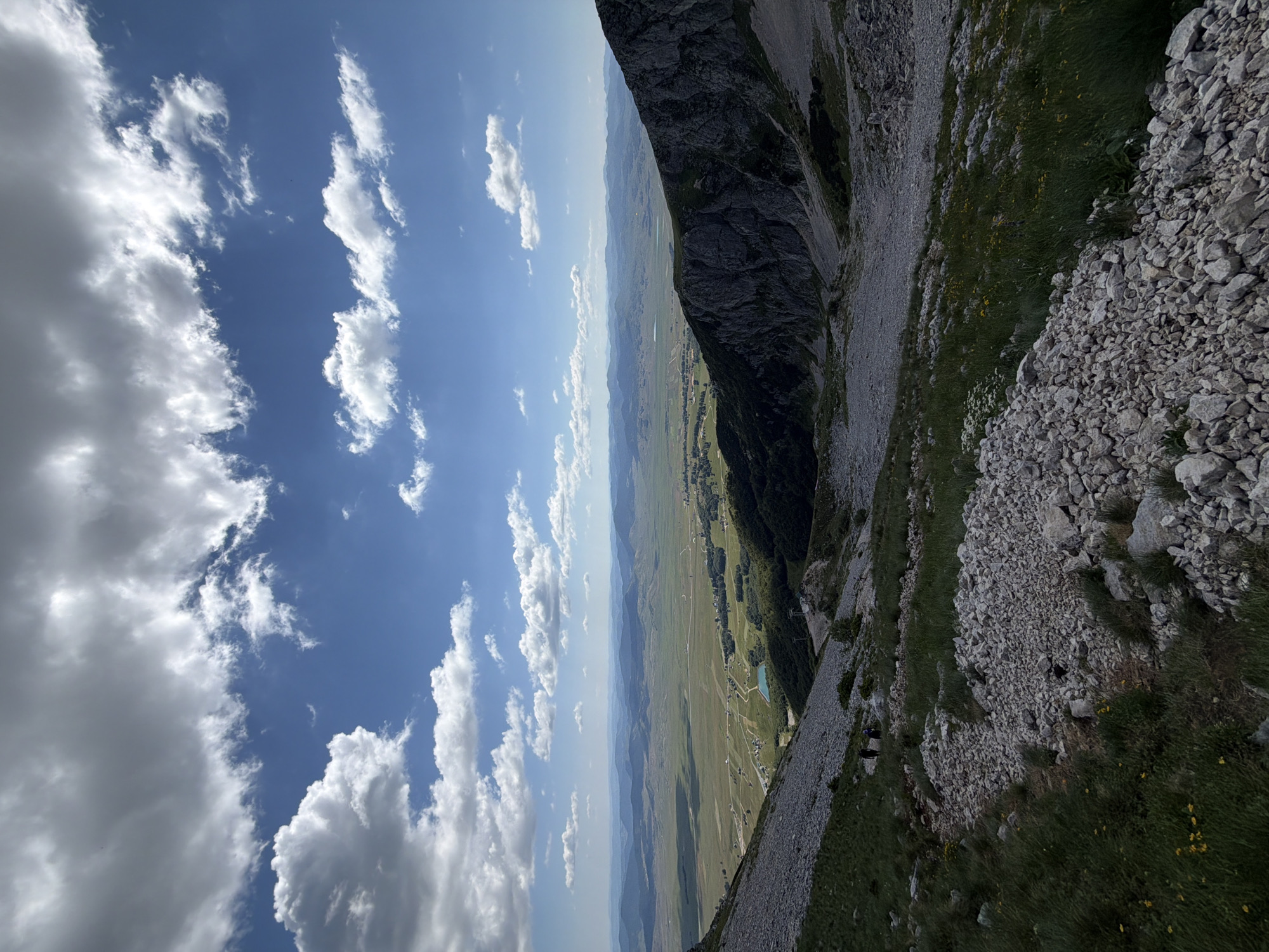 Hiking the mountain slopes above Pašina Voda, Montenegro