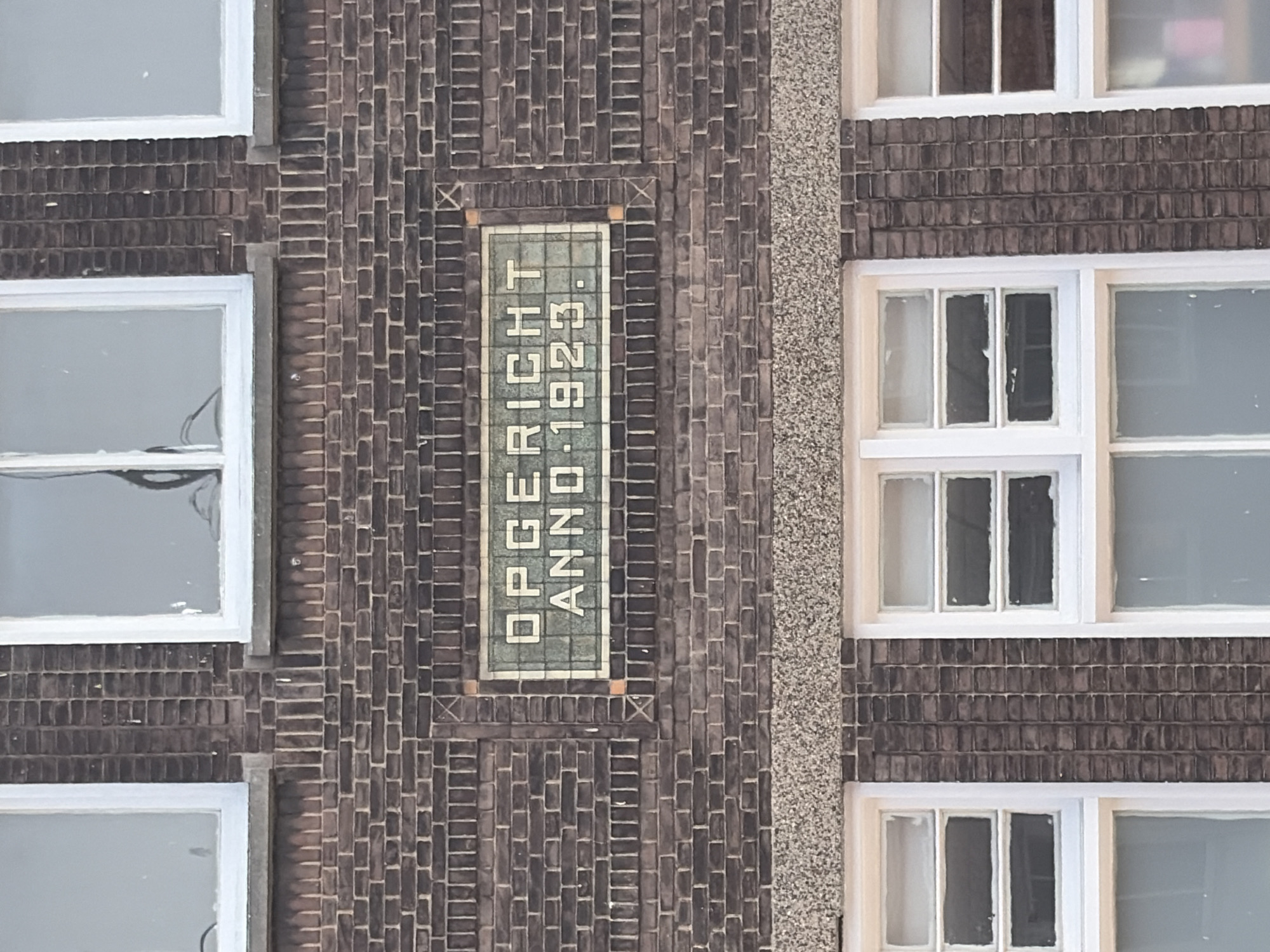 Tourist documents Hague city hall tower and neighborhood details