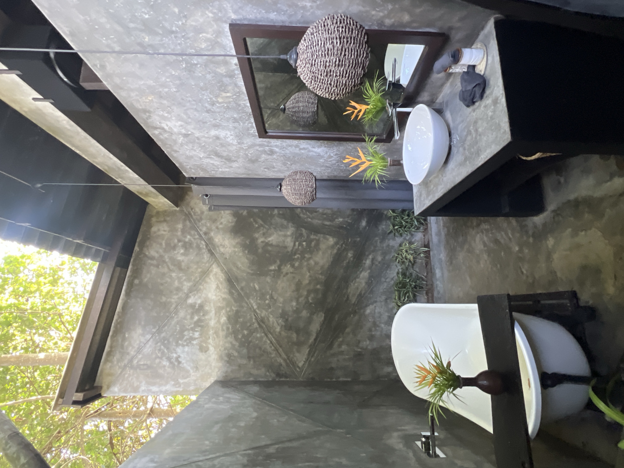 Bathroom facilities documented in Peleana, Sri Lanka