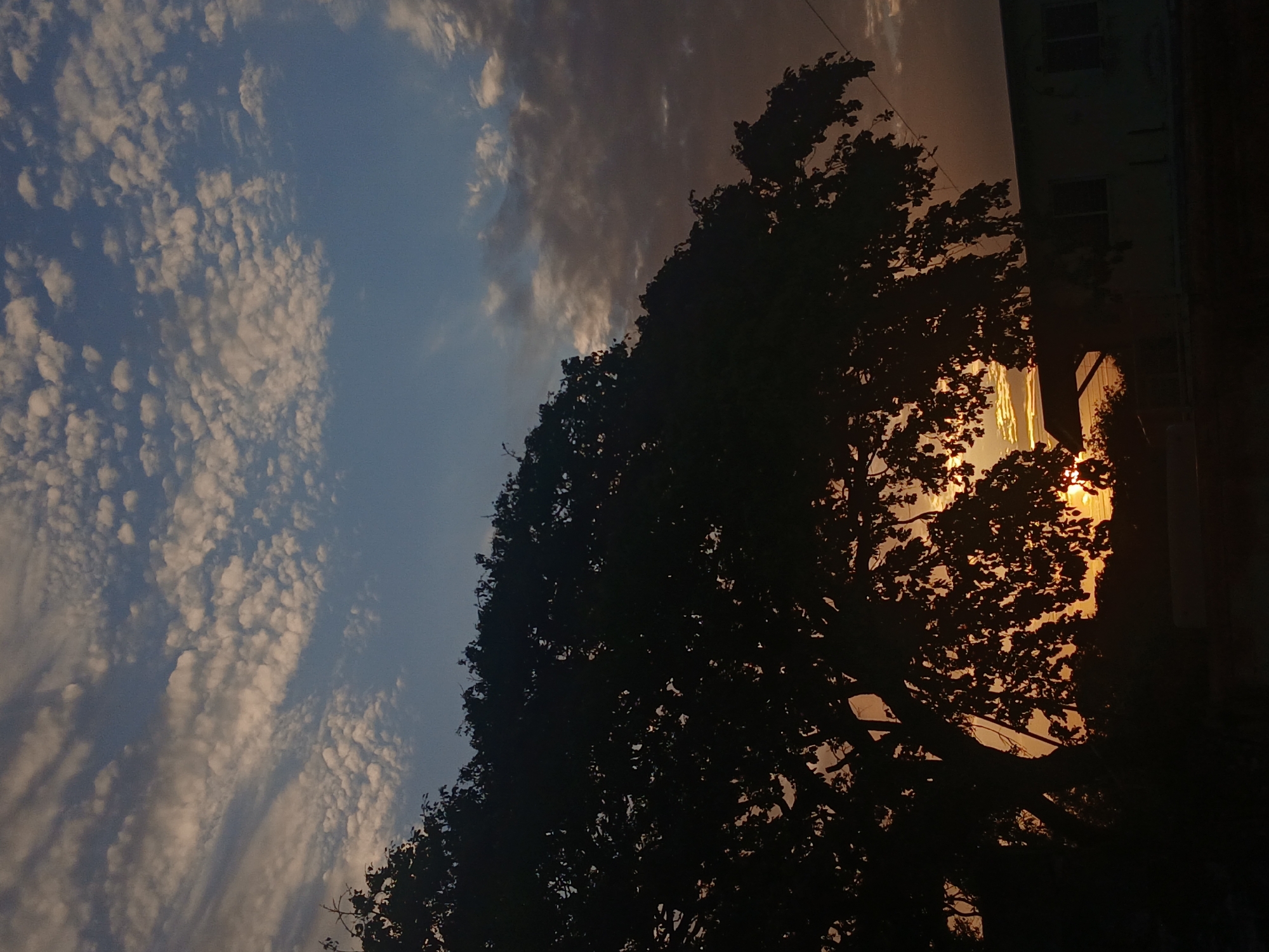 Sunset captured in Juan Griego, Venezuela street scene