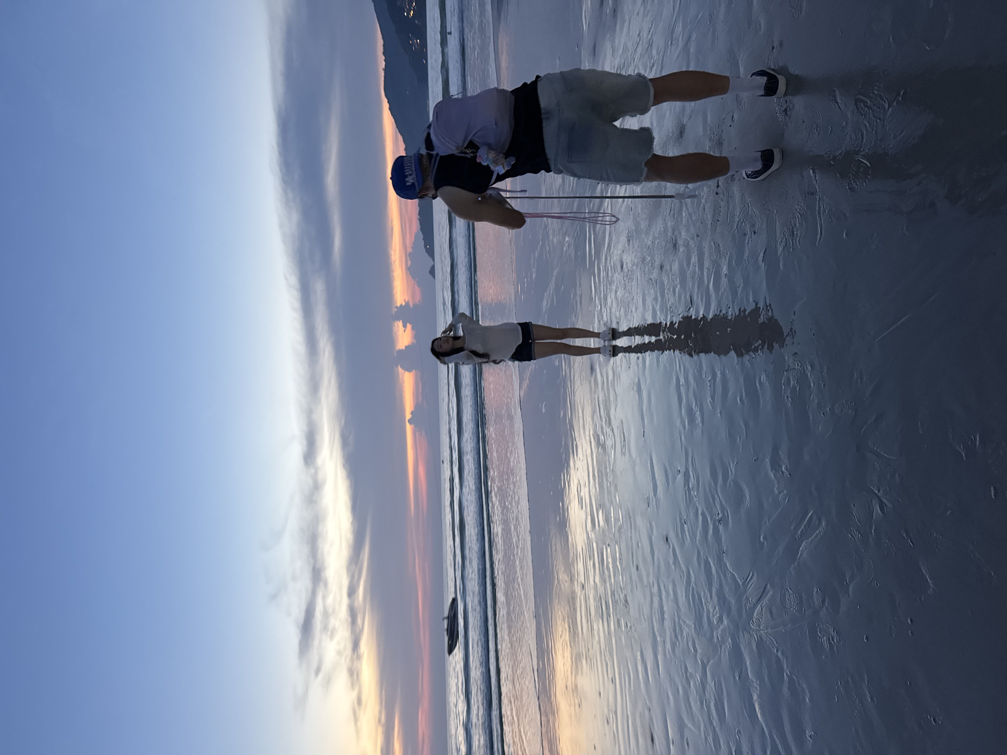 Sunset to nightfall at Patong Beach, Phuket