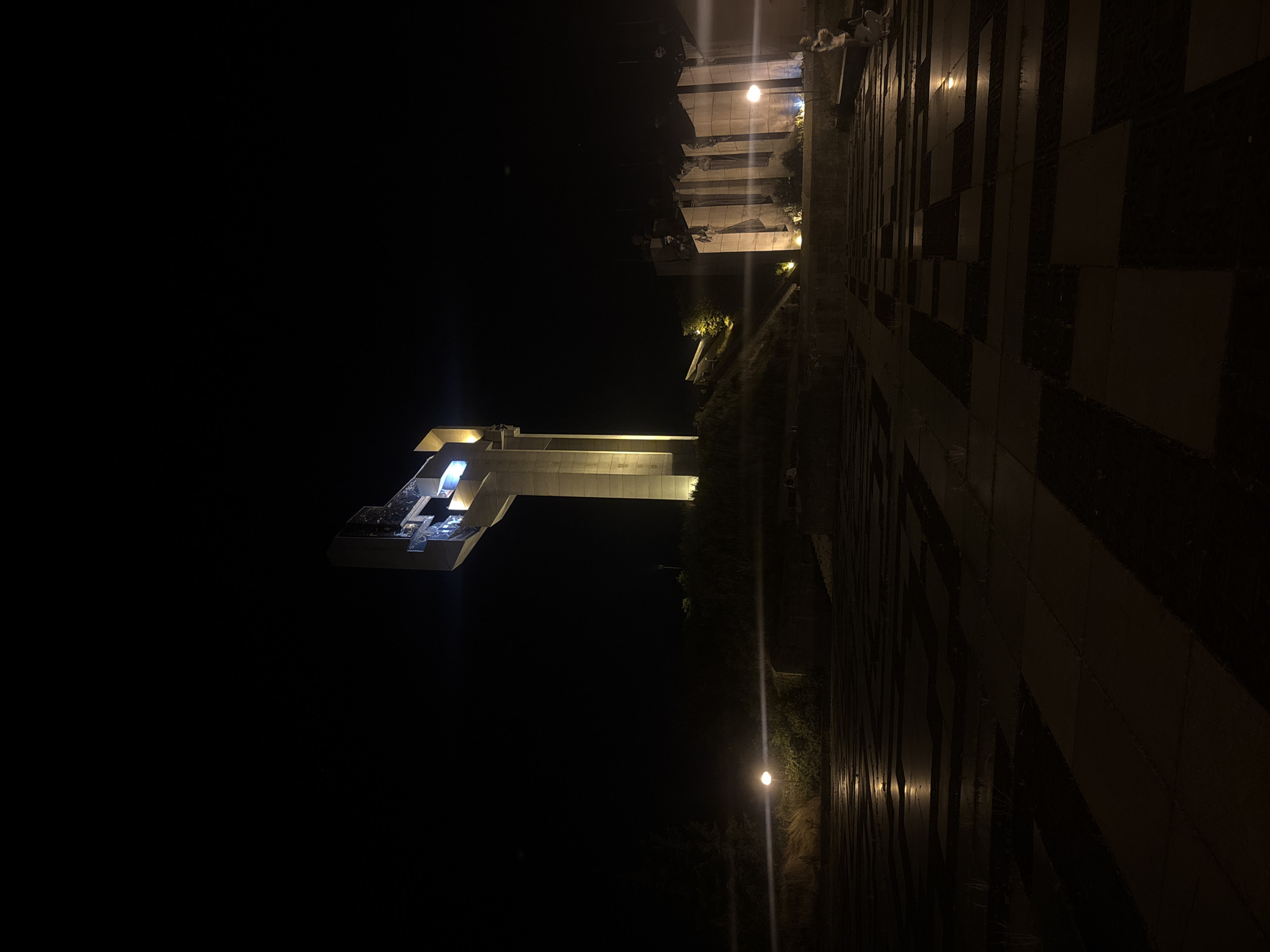 Evening documentation includes illuminated monuments and personal moments