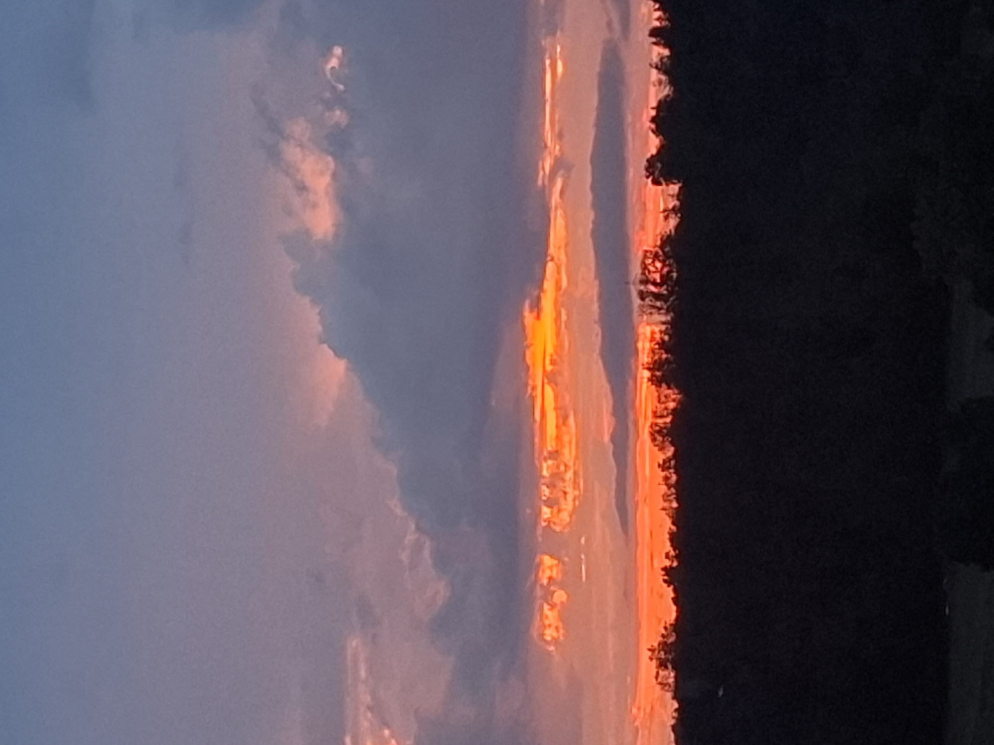 Vivid summer sunset over Wangen im Allgäu, Germany