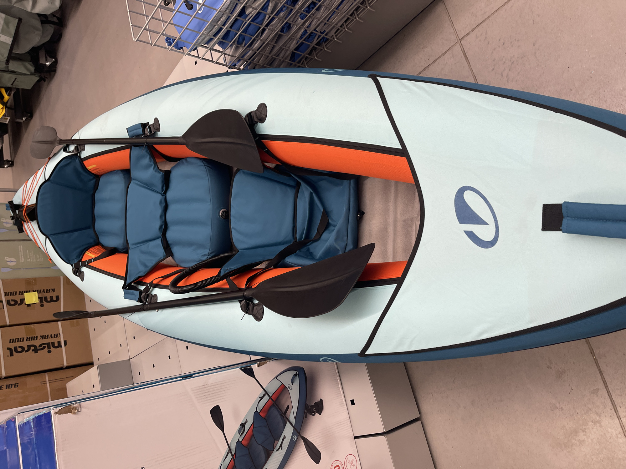 Water sports equipment displayed at Sofia retail store