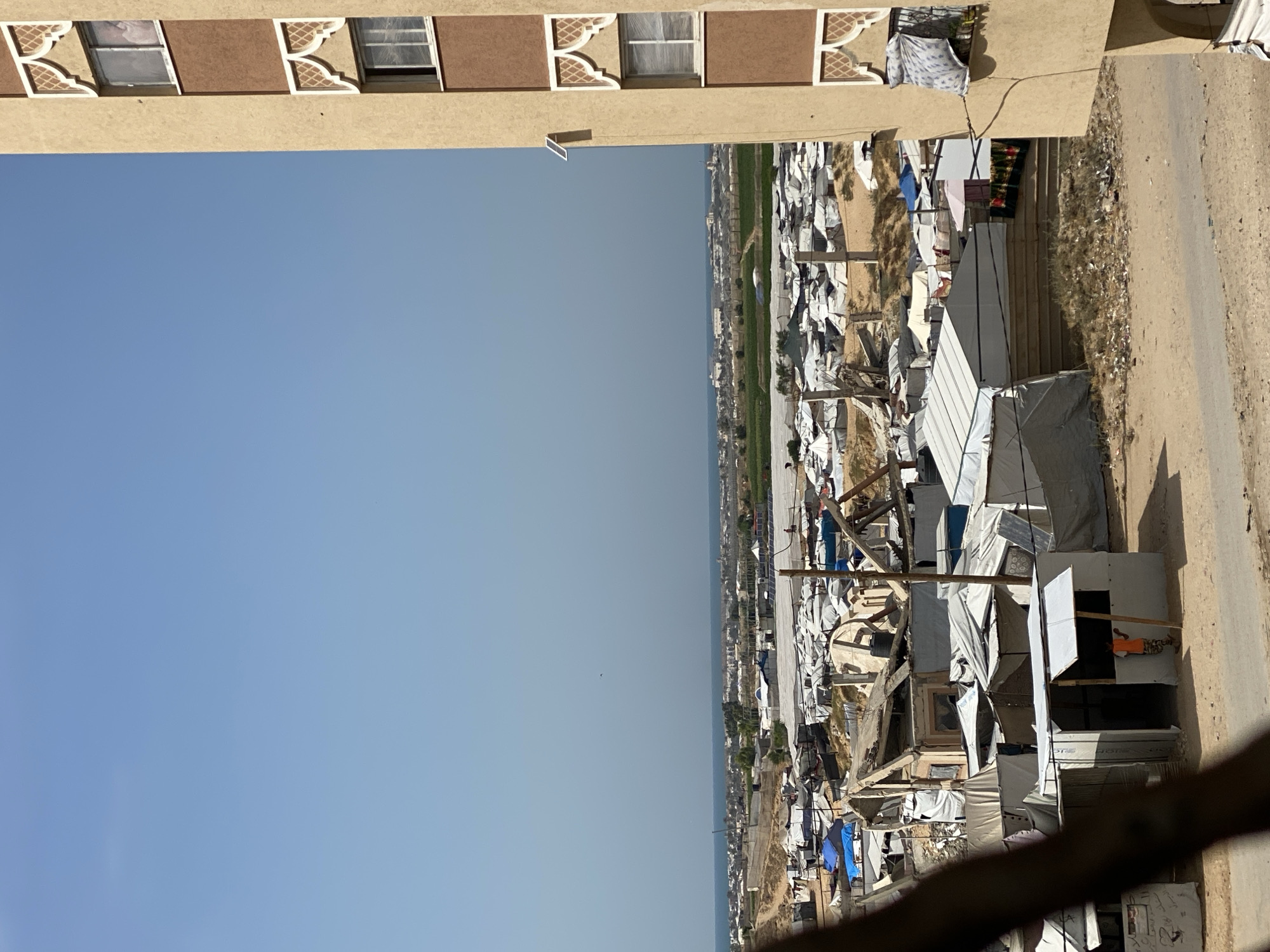 Aerial view captures dense residential area in Khan Yunis