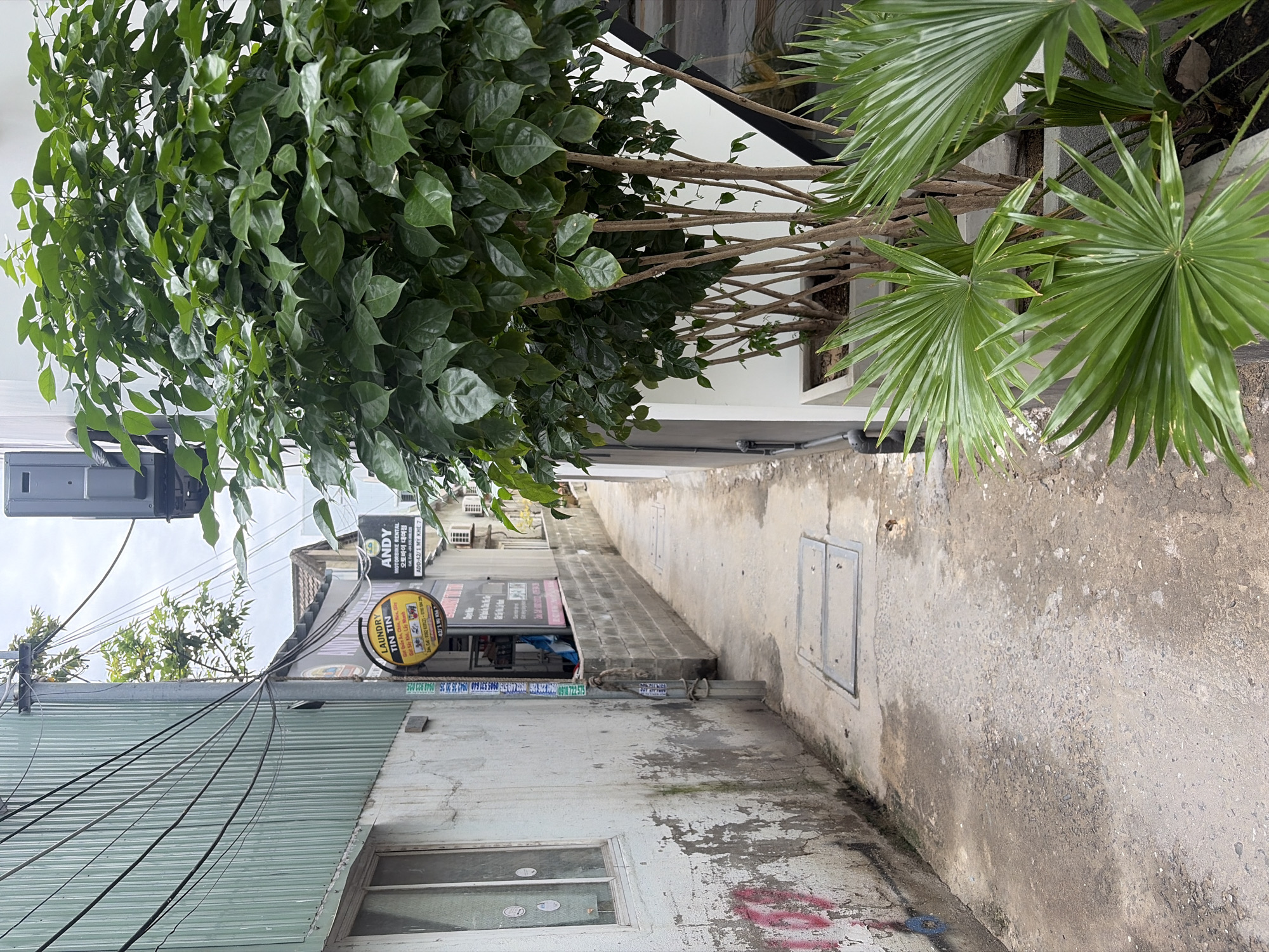 Street life in Da Nang's Son Tra District, quiet morning