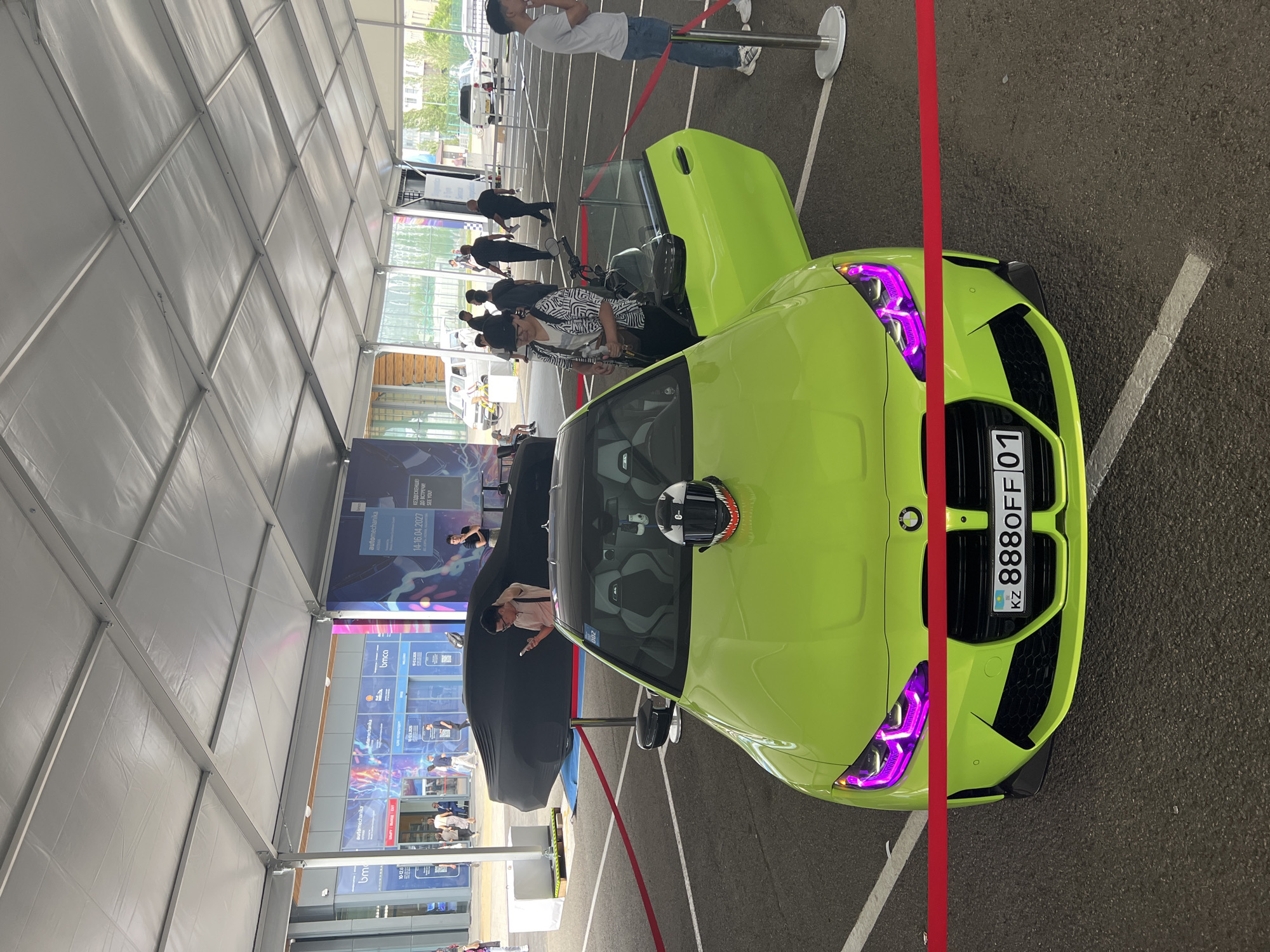 Automotive exhibition showcases custom cars in Astana, Kazakhstan