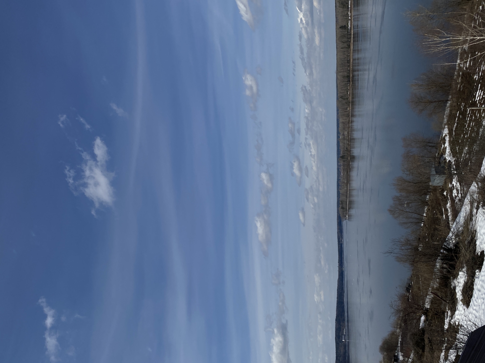 Water landscape observed under cloudy skies in Ольховка, Russia