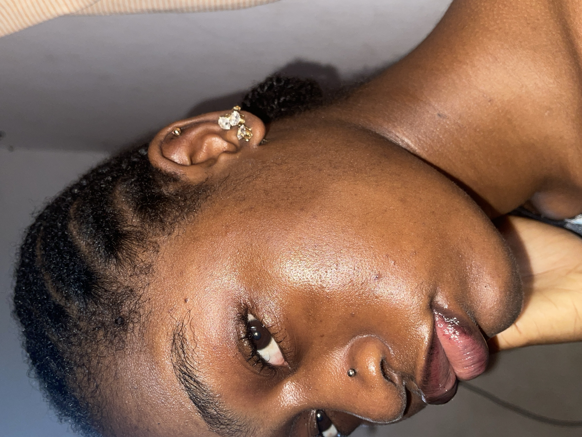 Close-up portrait session in Ado, Nigeria