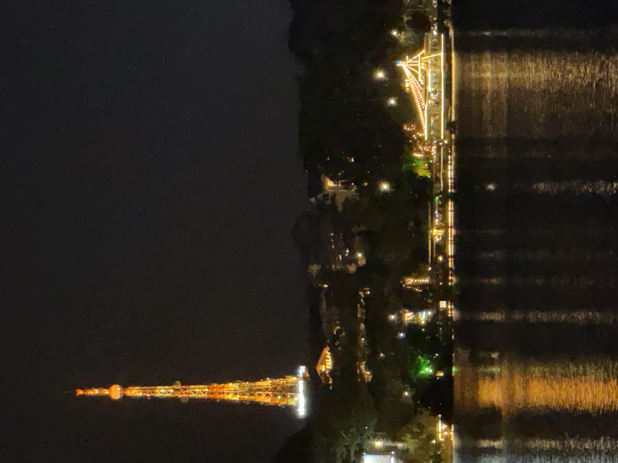 Da Lat's Xuan Huong Lake glowing with festive nighttime lights