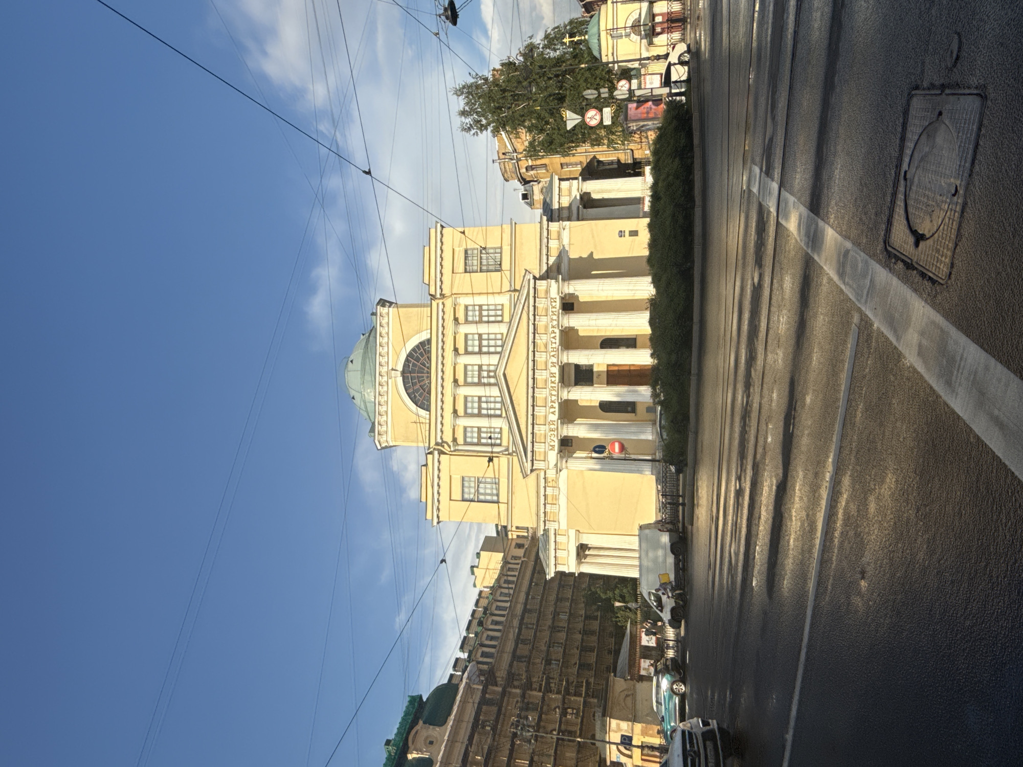 Saint Petersburg street life captured across downtown district