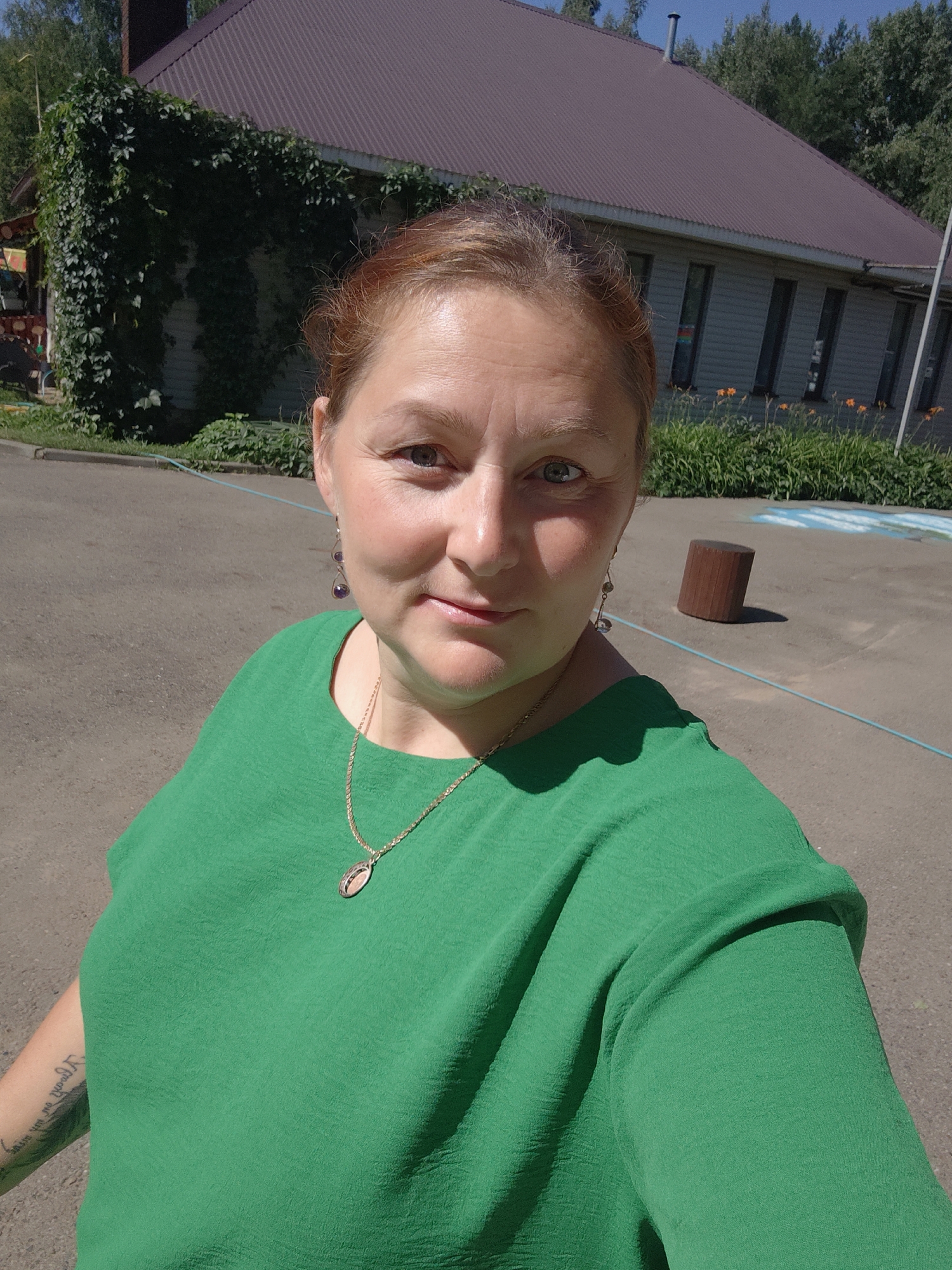 A lively summer day at a park in Chaikovsky, Russia