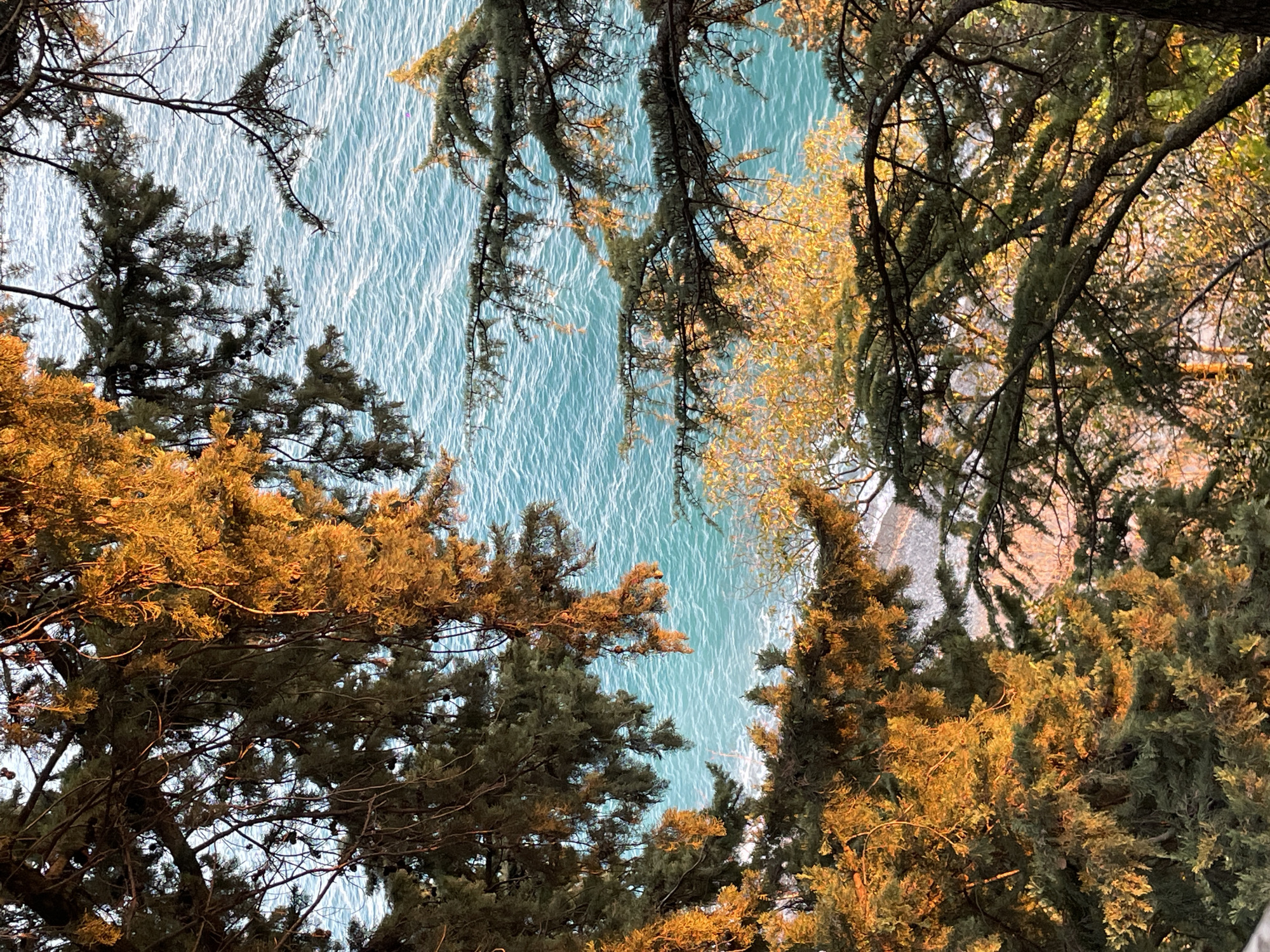 Coastal scenes captured along Abkhazia's Black Sea shore