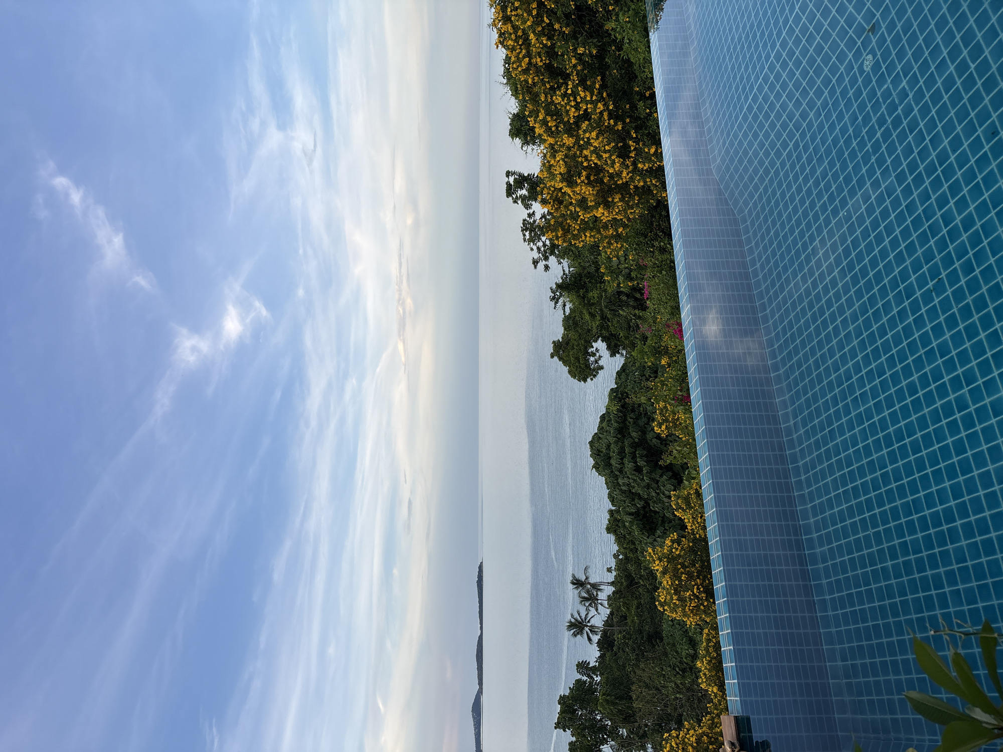 Ko Samui balcony views and hillside roads at dusk