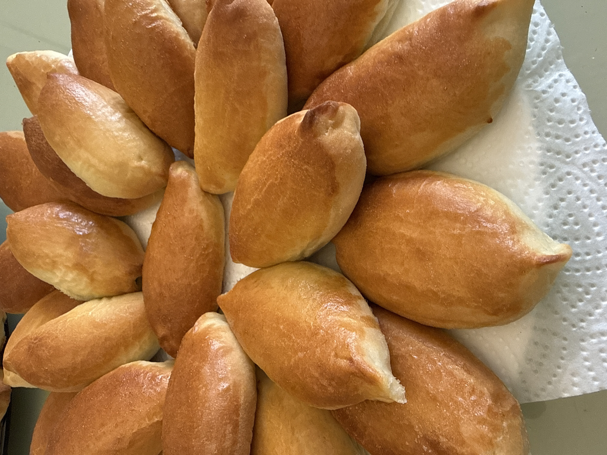 Votkinsk resident documents fresh pastries and garden flowers