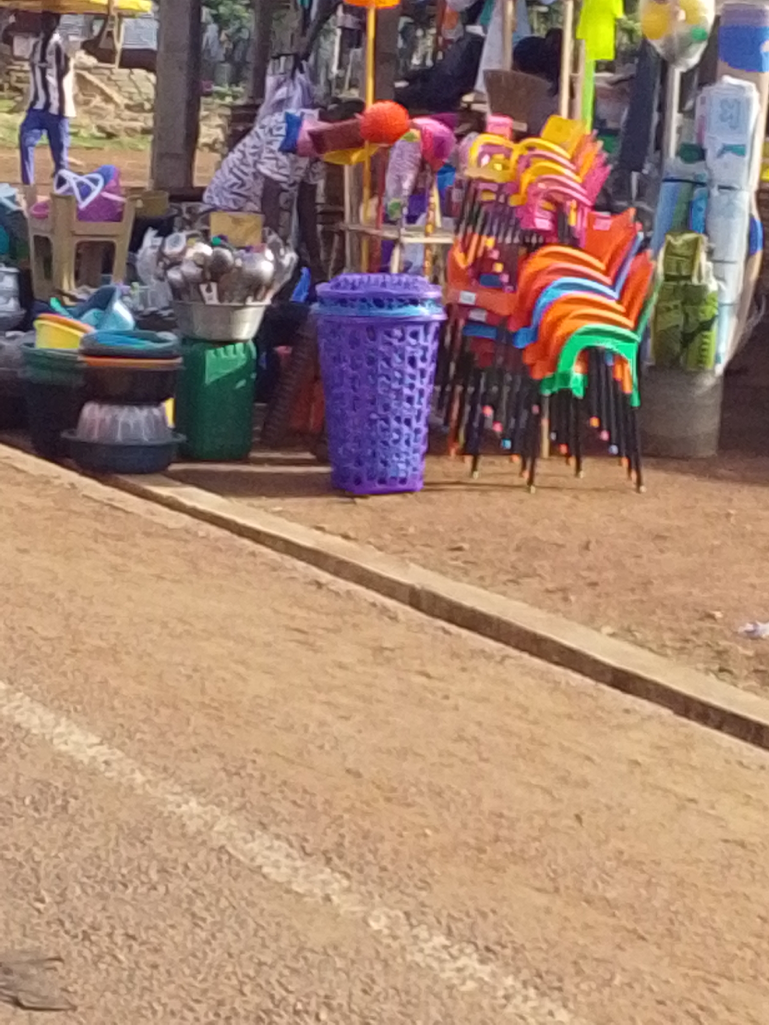 Daily life scenes captured in northern Ghana market communities