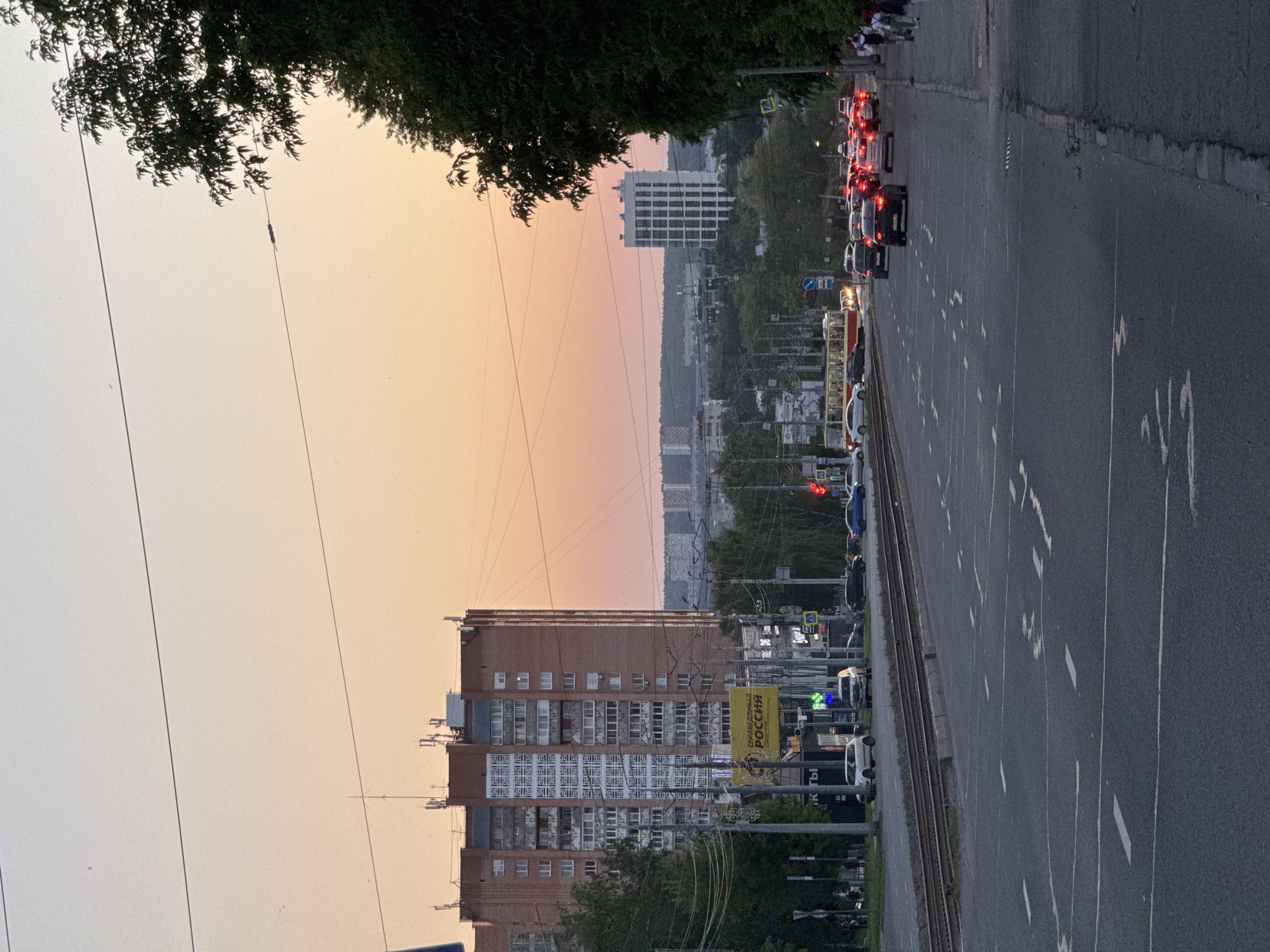 Evening documentation captures Izhevsk's urban life and nature