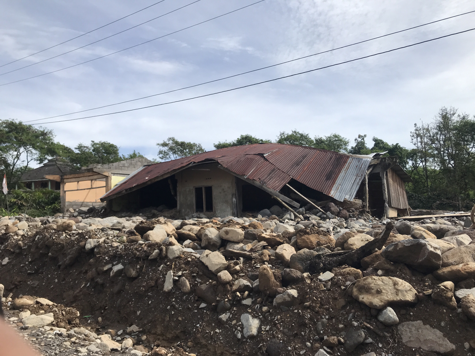 Damaged building documented in Bintangpermata, Indonesia