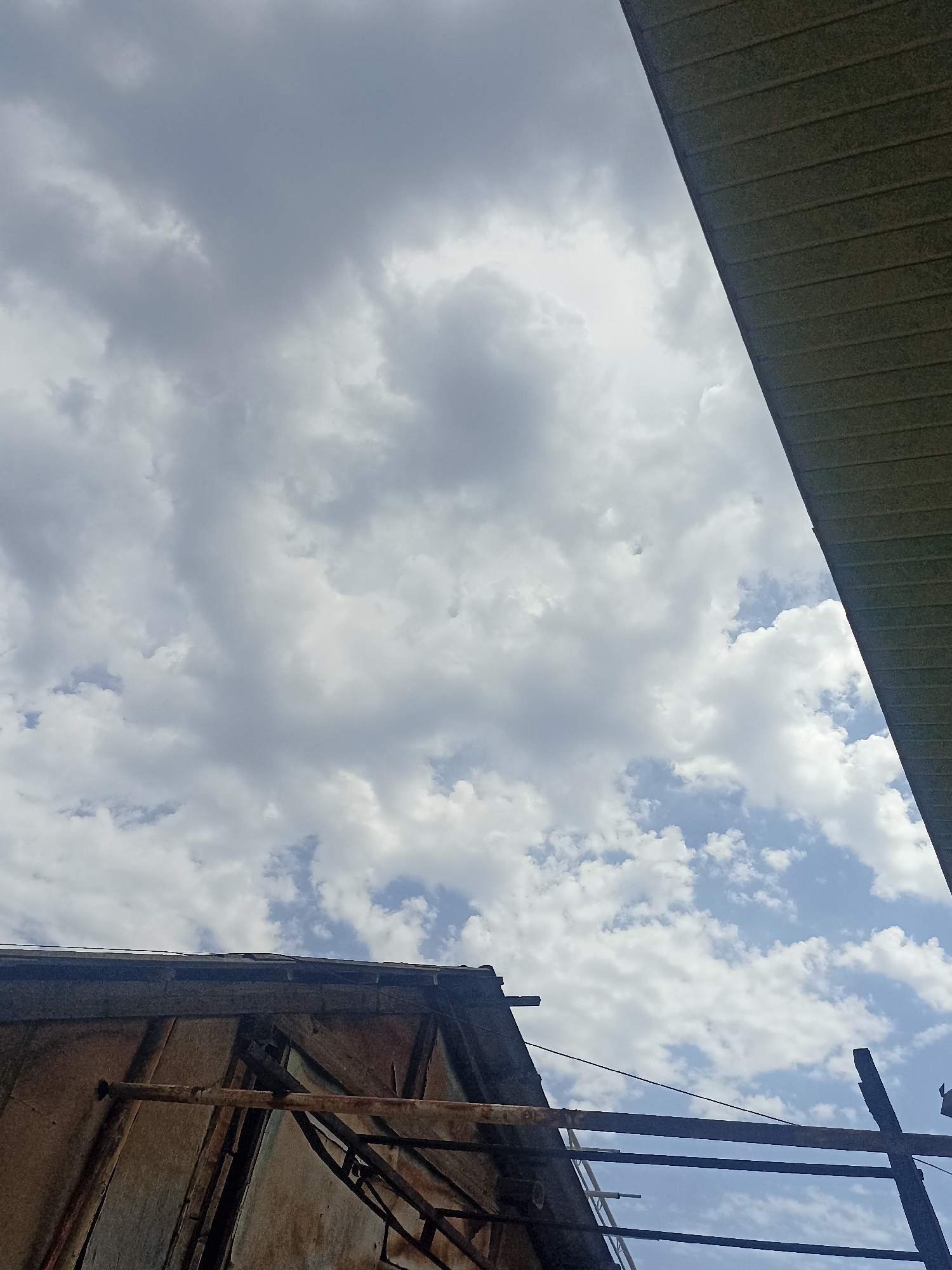 Weathered rooftops in Chust, Uzbekistan