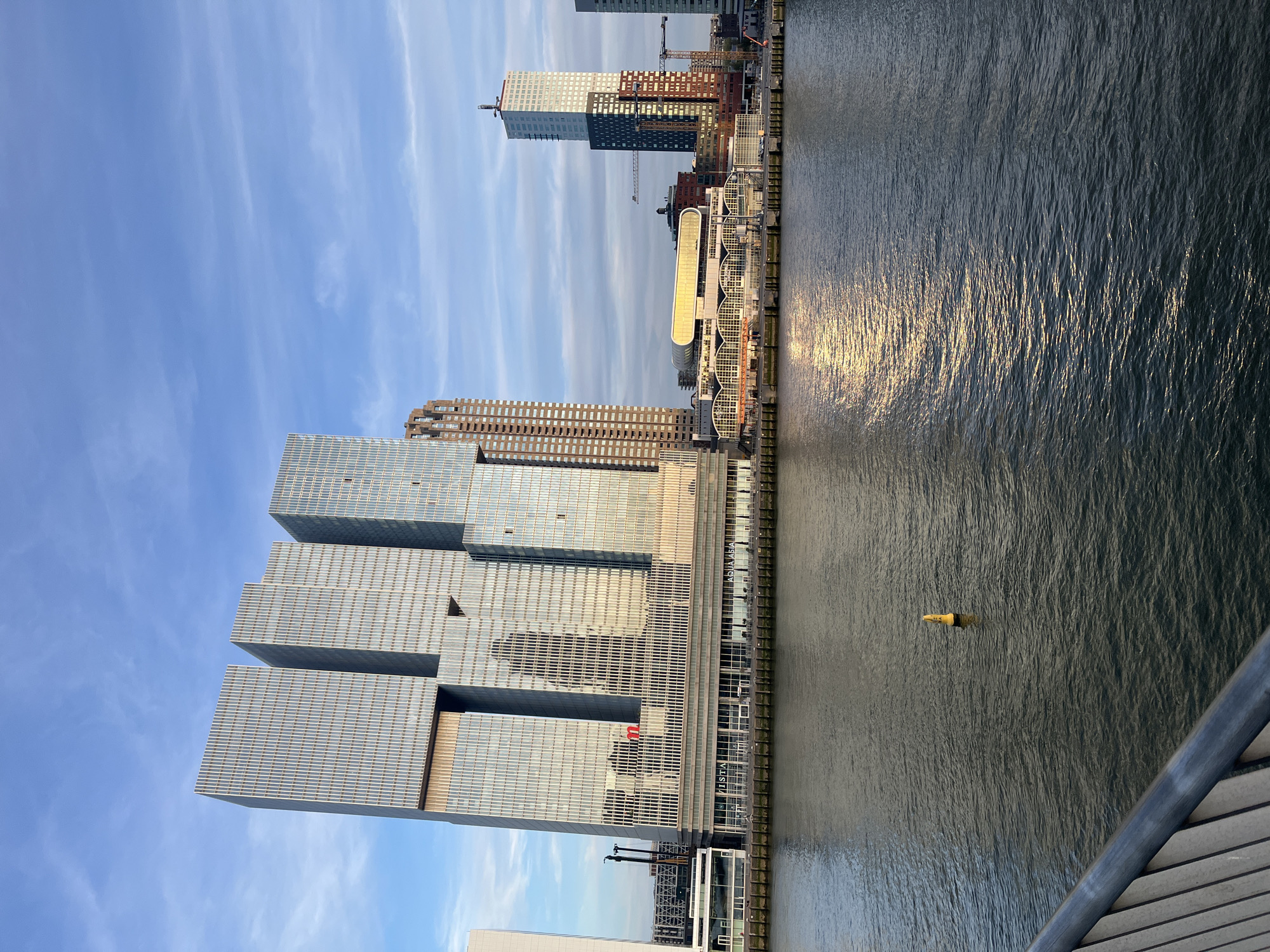 Evening scenes captured across Rotterdam's waterfront and streets