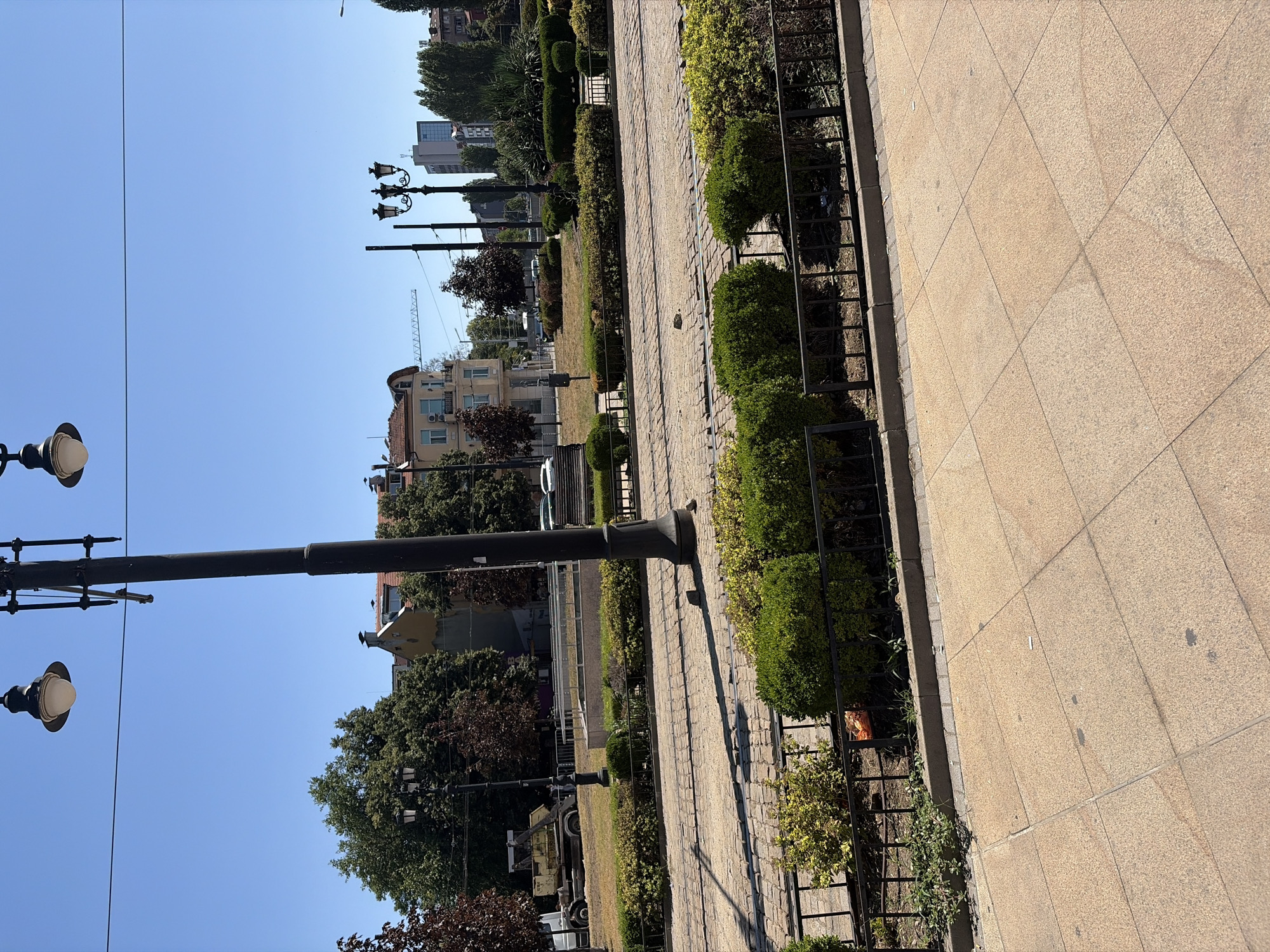 Summer morning tour through central Sofia's streets and landmarks