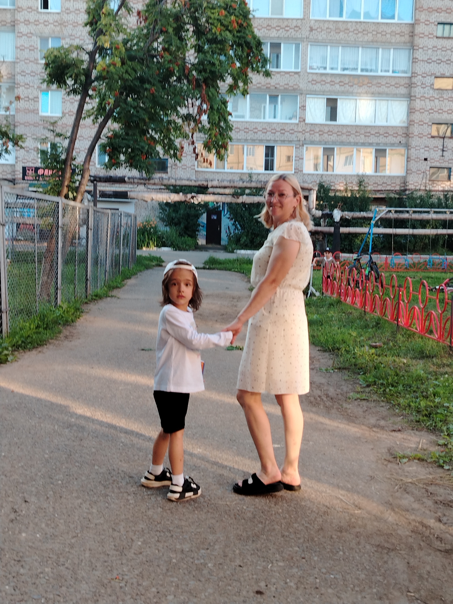 Afternoon out in Yanaul — poppies, playground, and portraits