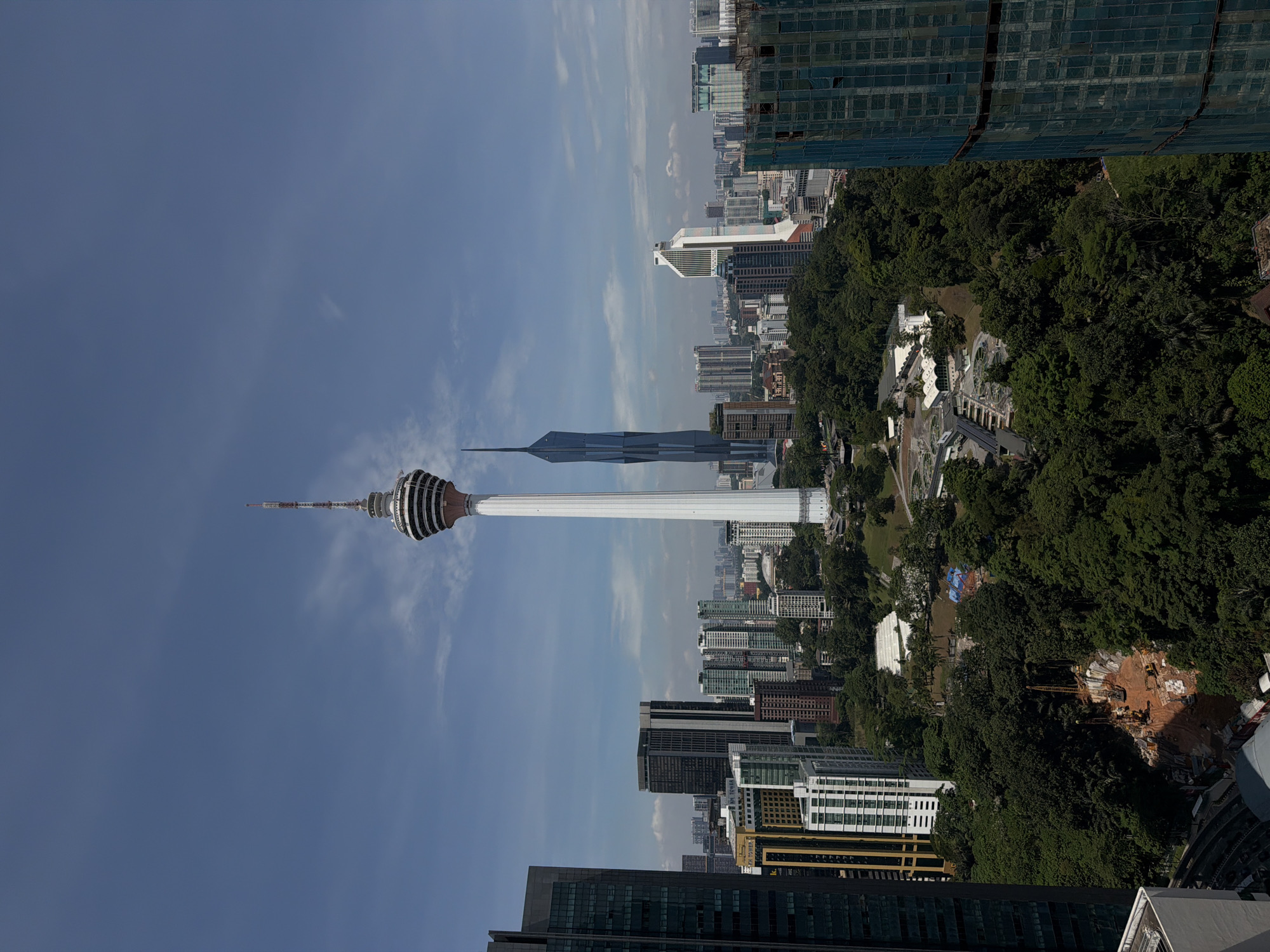 Kuala Lumpur skyline from multiple vantage points