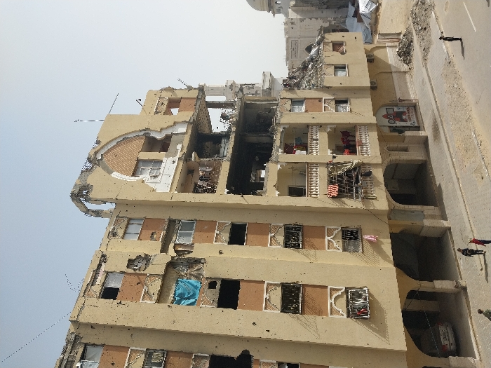 Extensive building damage, displacement camp documented in Khan Yunis