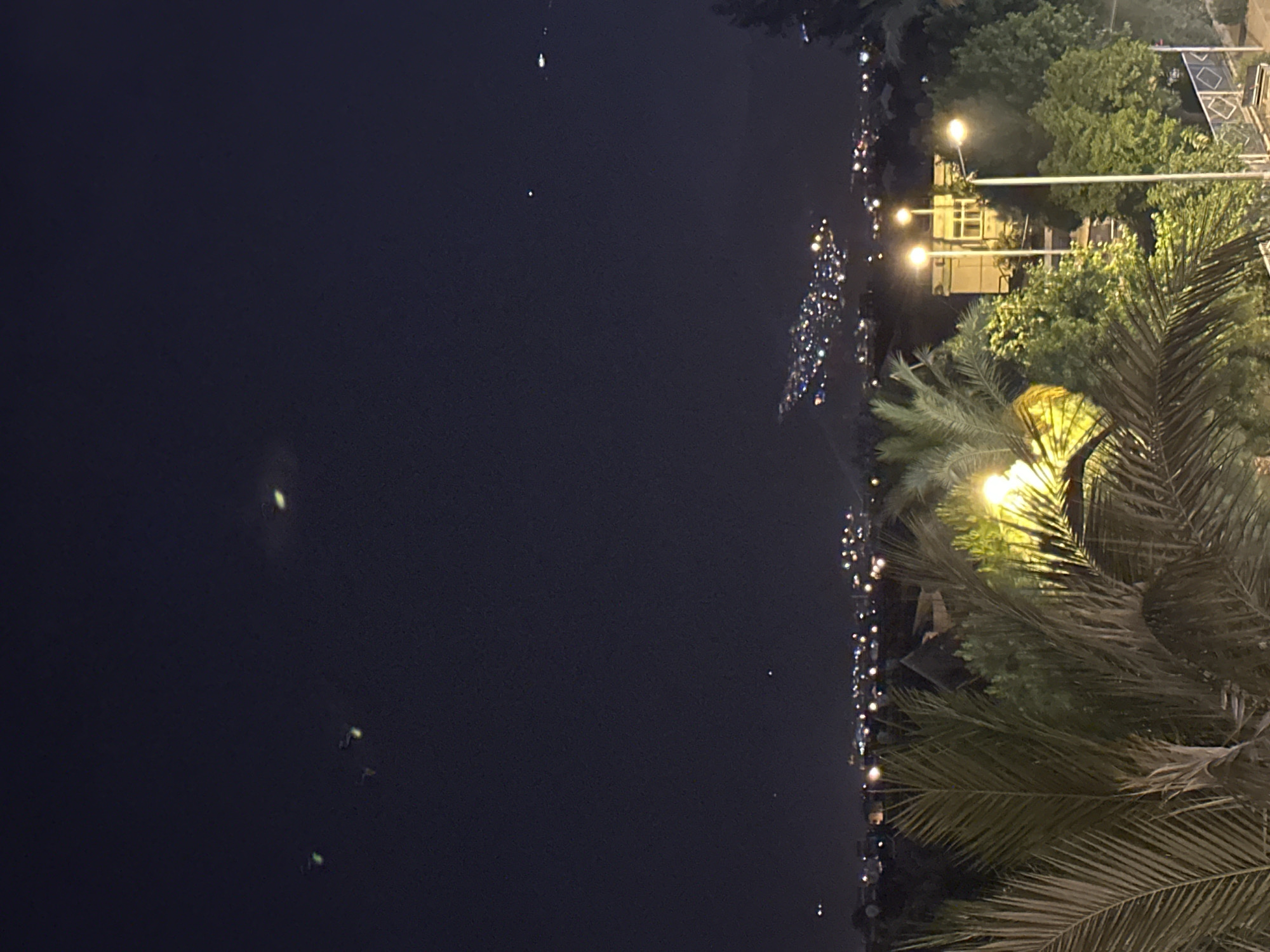 Nighttime street scenes documented in Fethiye, Turkey