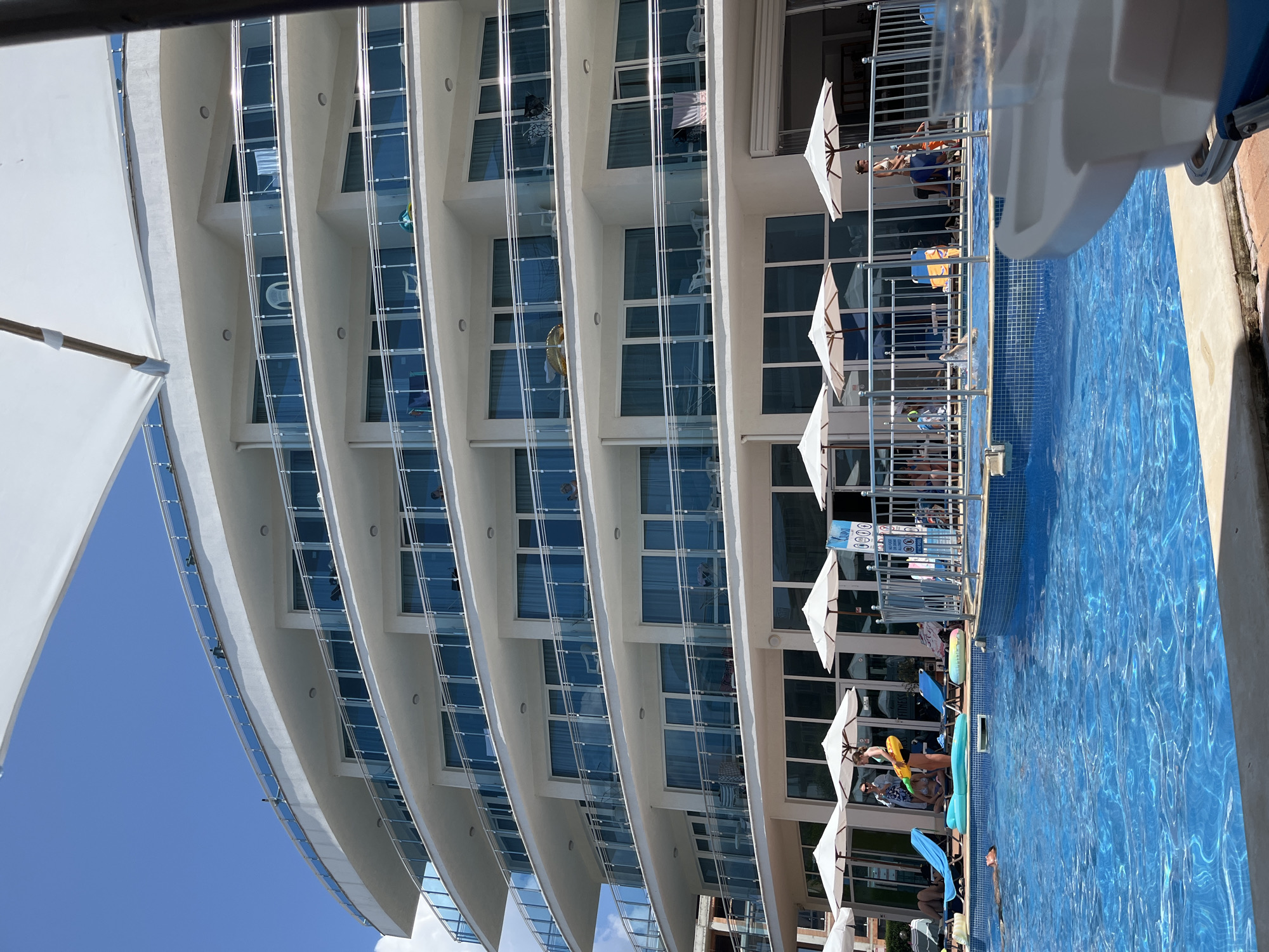 Summer morning at Sol Marina Palace resort, Nesebar